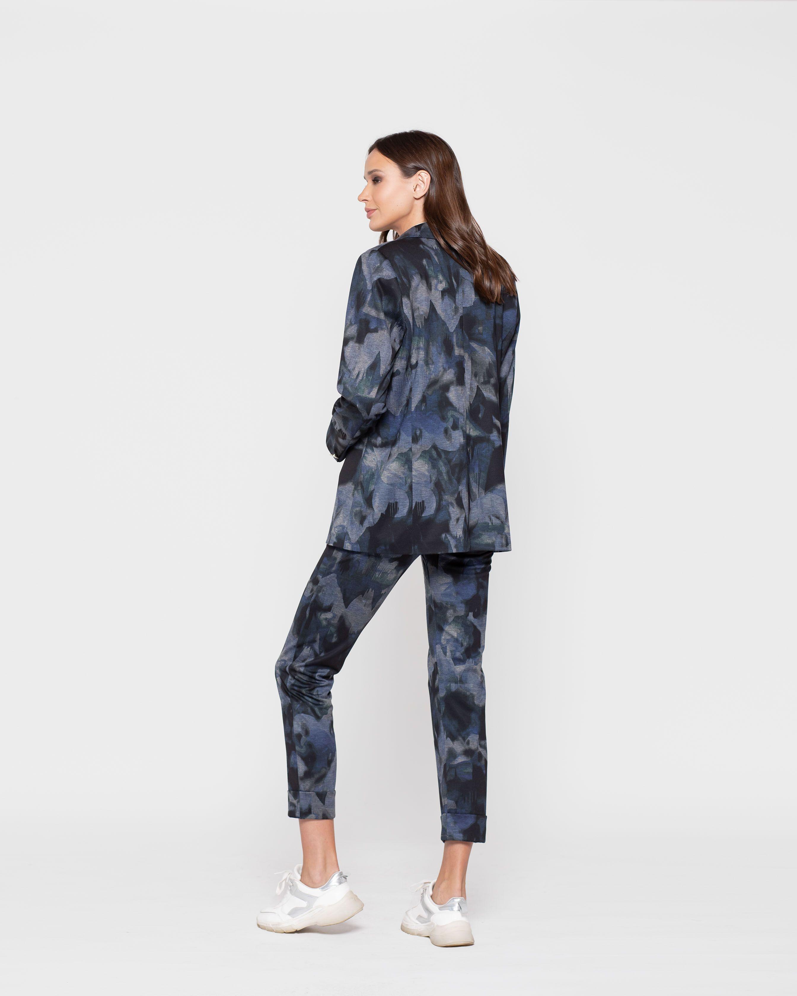 Chaqueta Mujer Petunia Azul Marino Ludovica-2