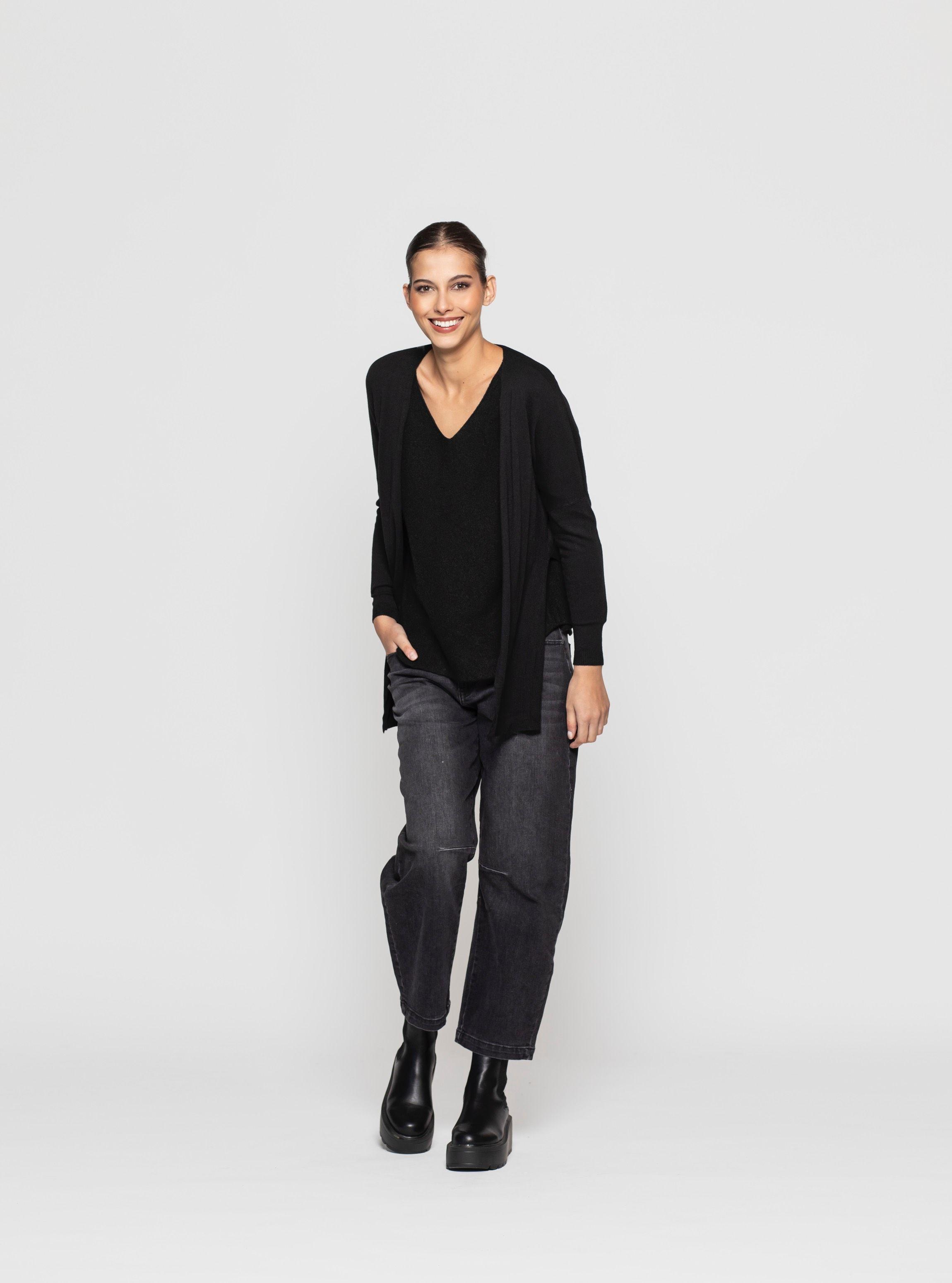 Bolero Mujer Anea Negro Lineatre-2