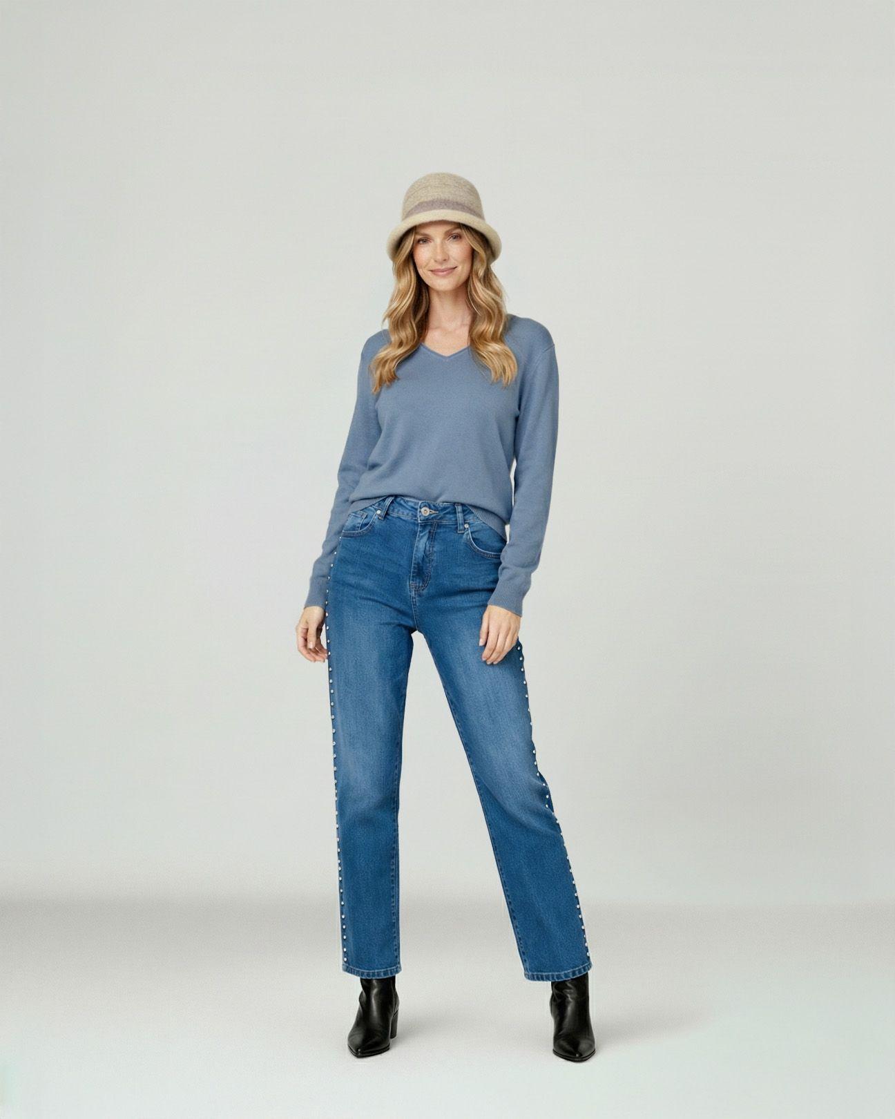 Gorro Mujer Gianna Beige Lineatre-2