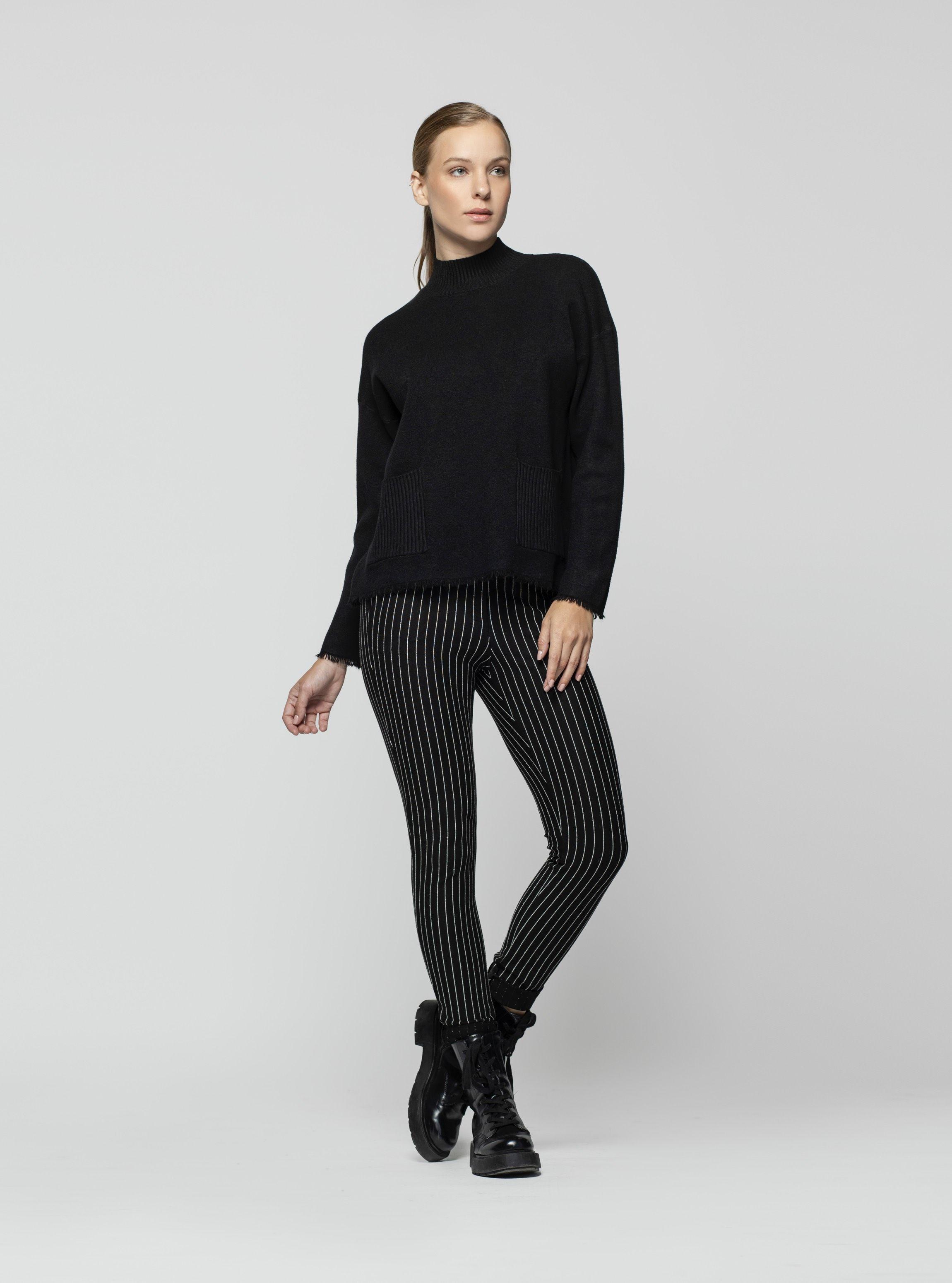 Pantalon Mujer Kariel Negro Lineatre-0