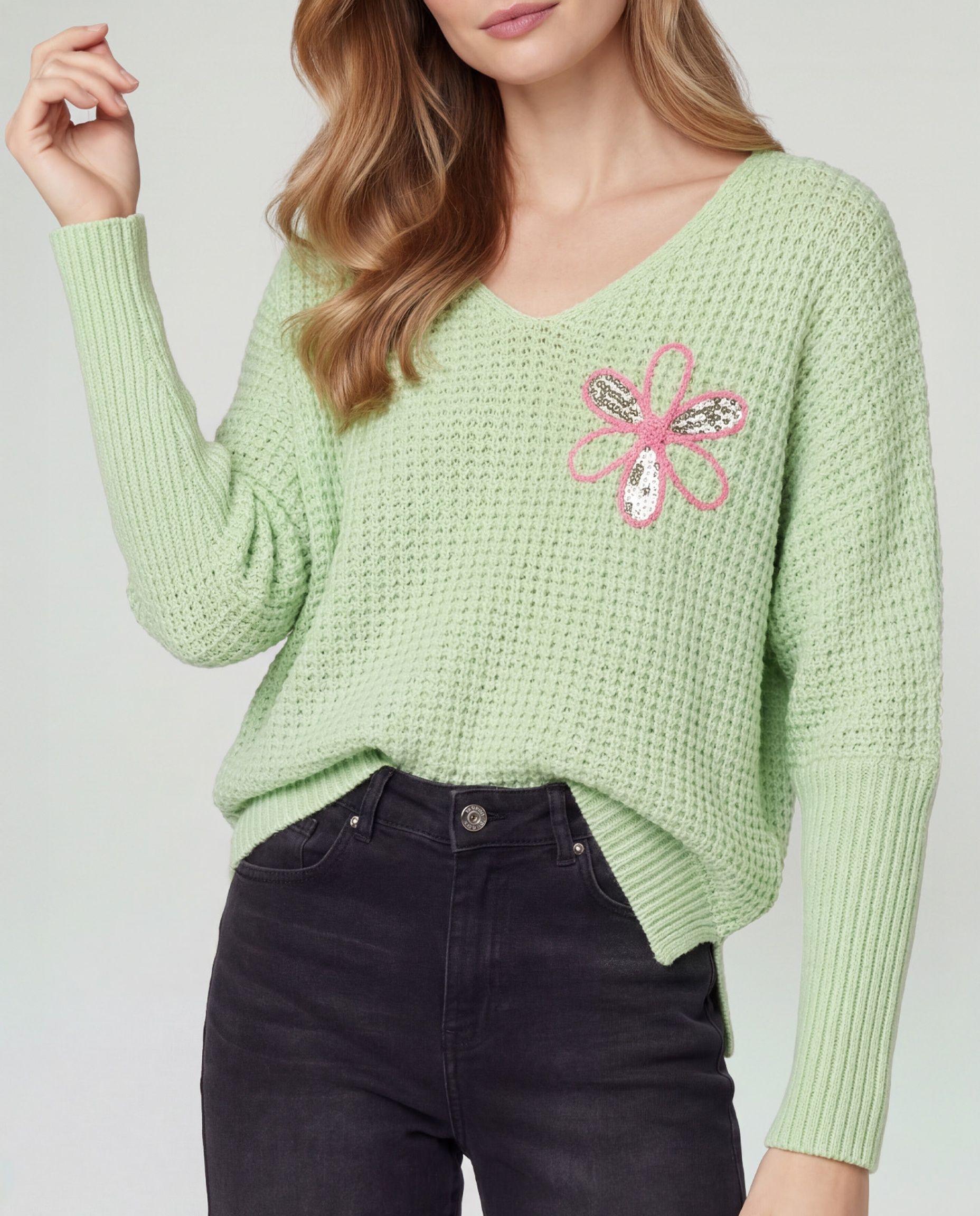 Sweater Mujer Nerina Agua Lineatré-2
