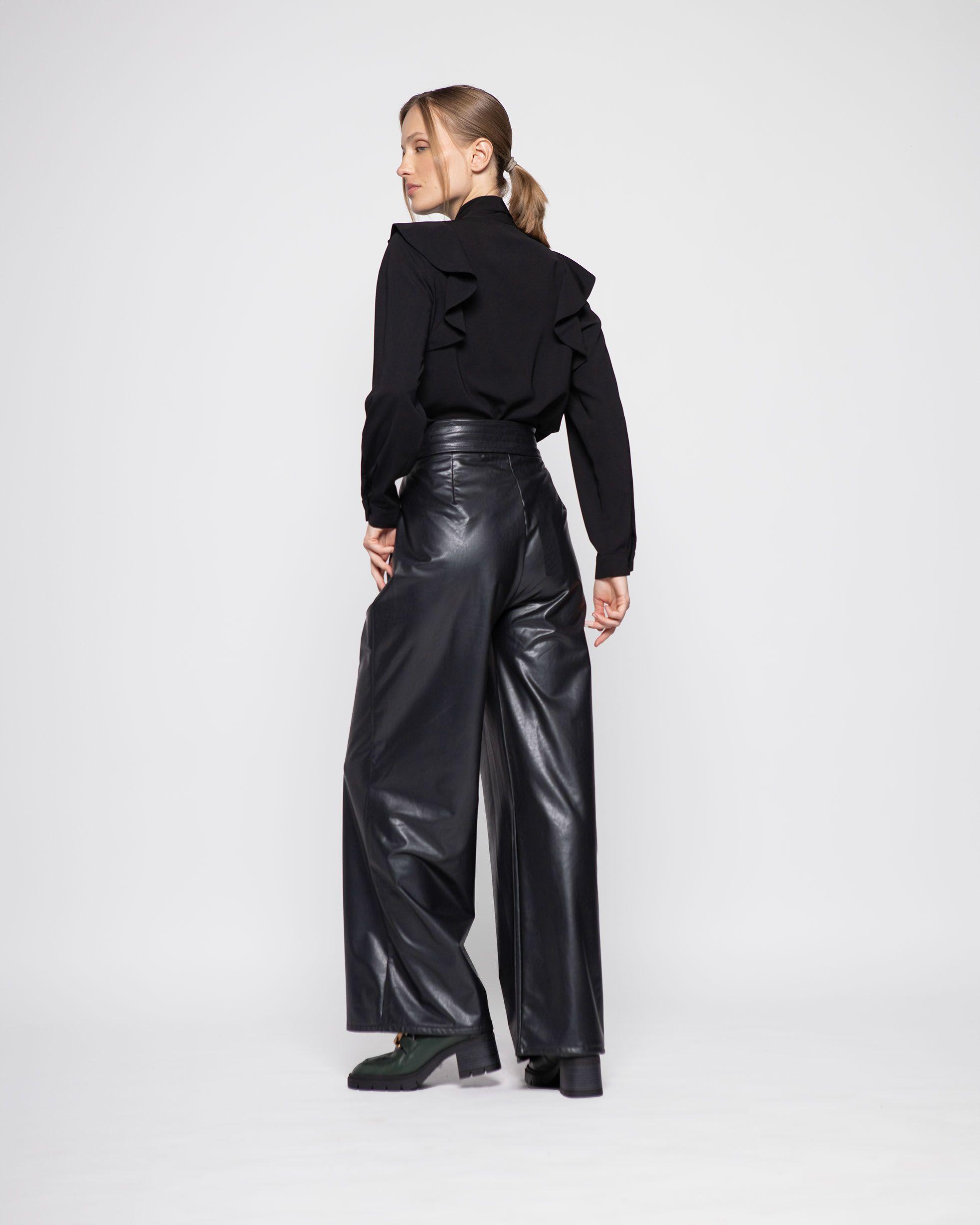 Blusa Mujer Verbena Negro Ludovica-2