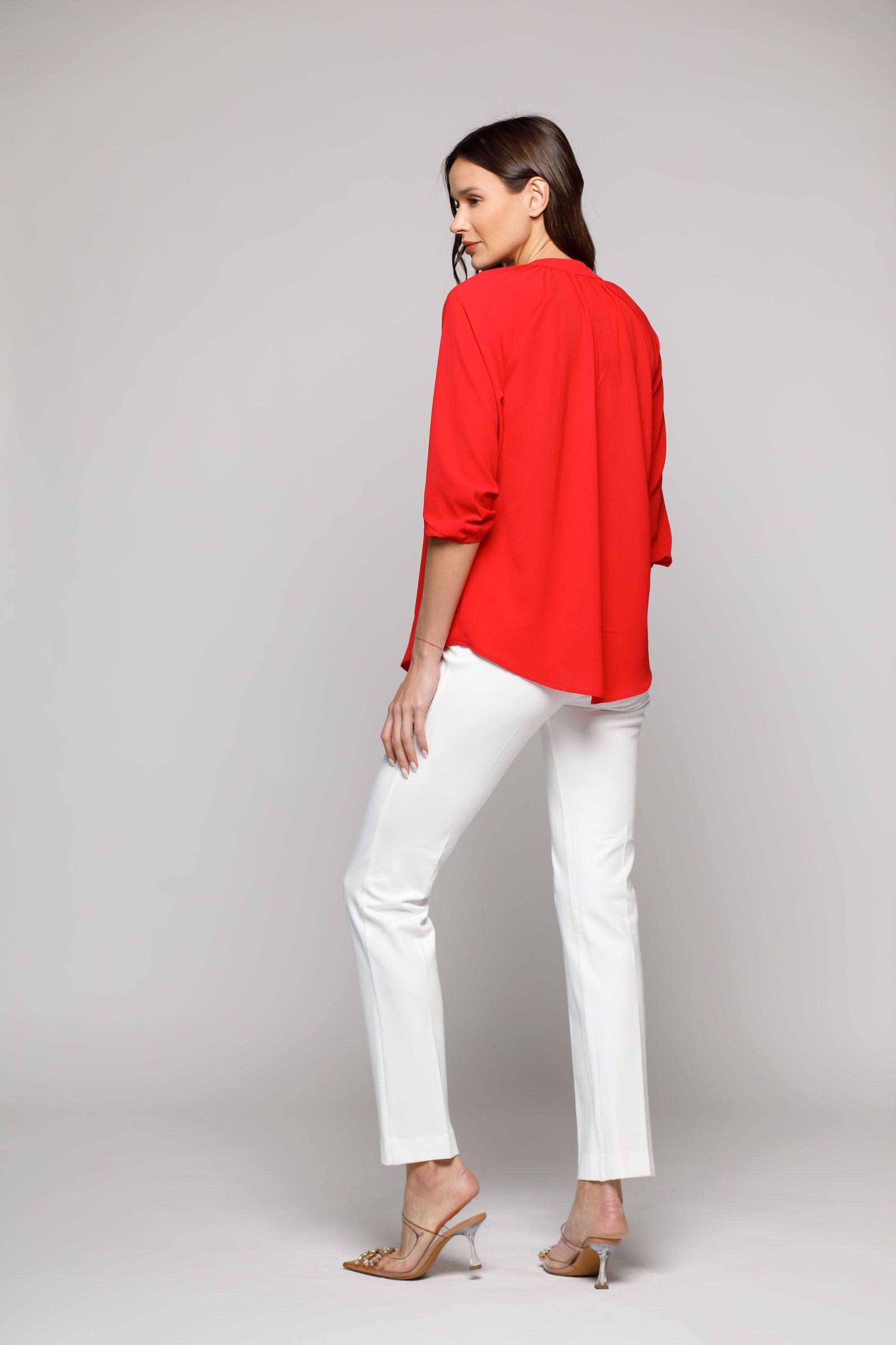 BLUSA GARDENIA ROJO Ludovica-1
