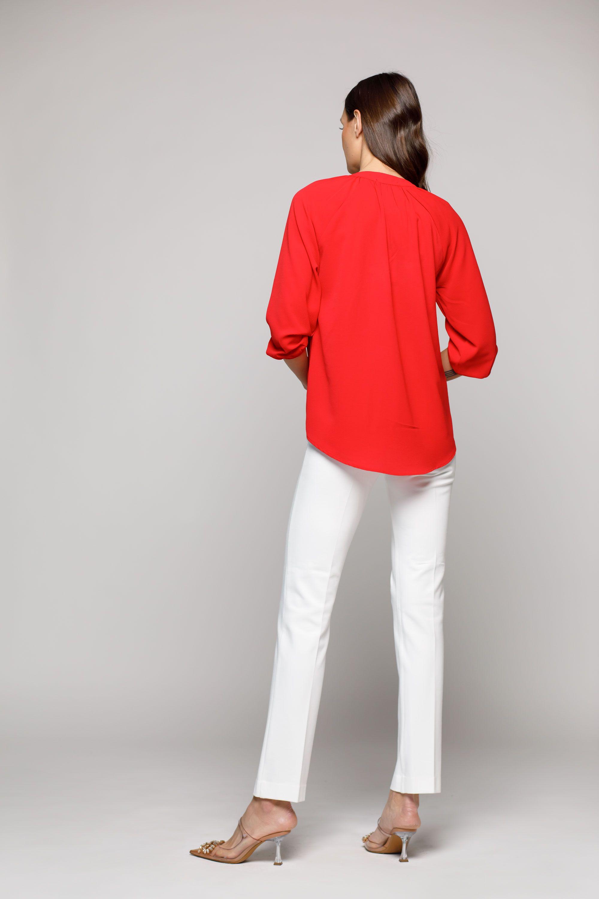 BLUSA GARDENIA ROJO Ludovica-2