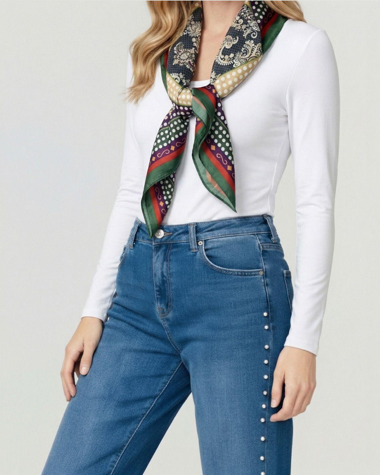 Pañuelo Mujer Rocío Oliva Lineatre-2