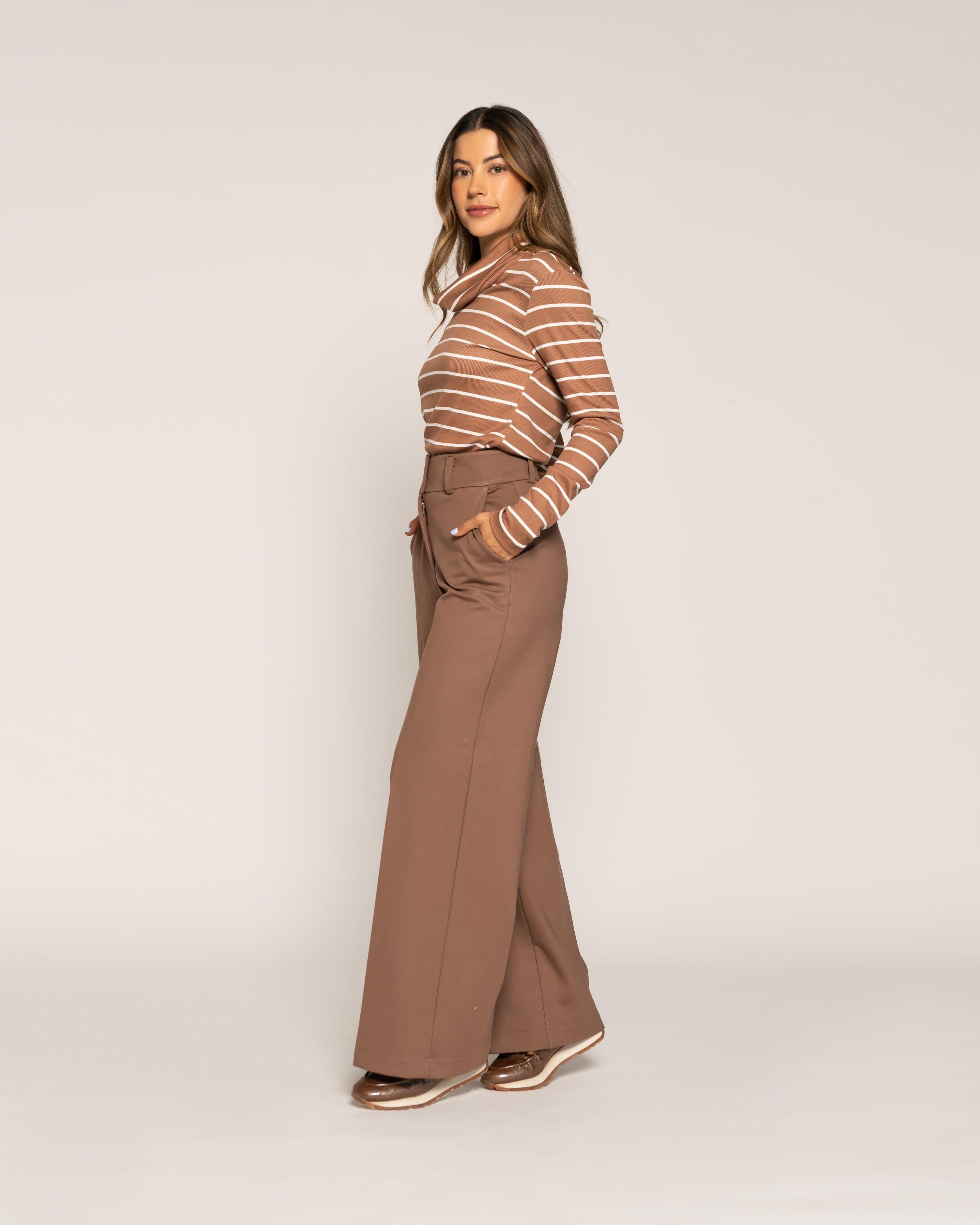 Polera Úrsula Moka Ajustada Cuello Redondo Manga Larga Ludovica-2