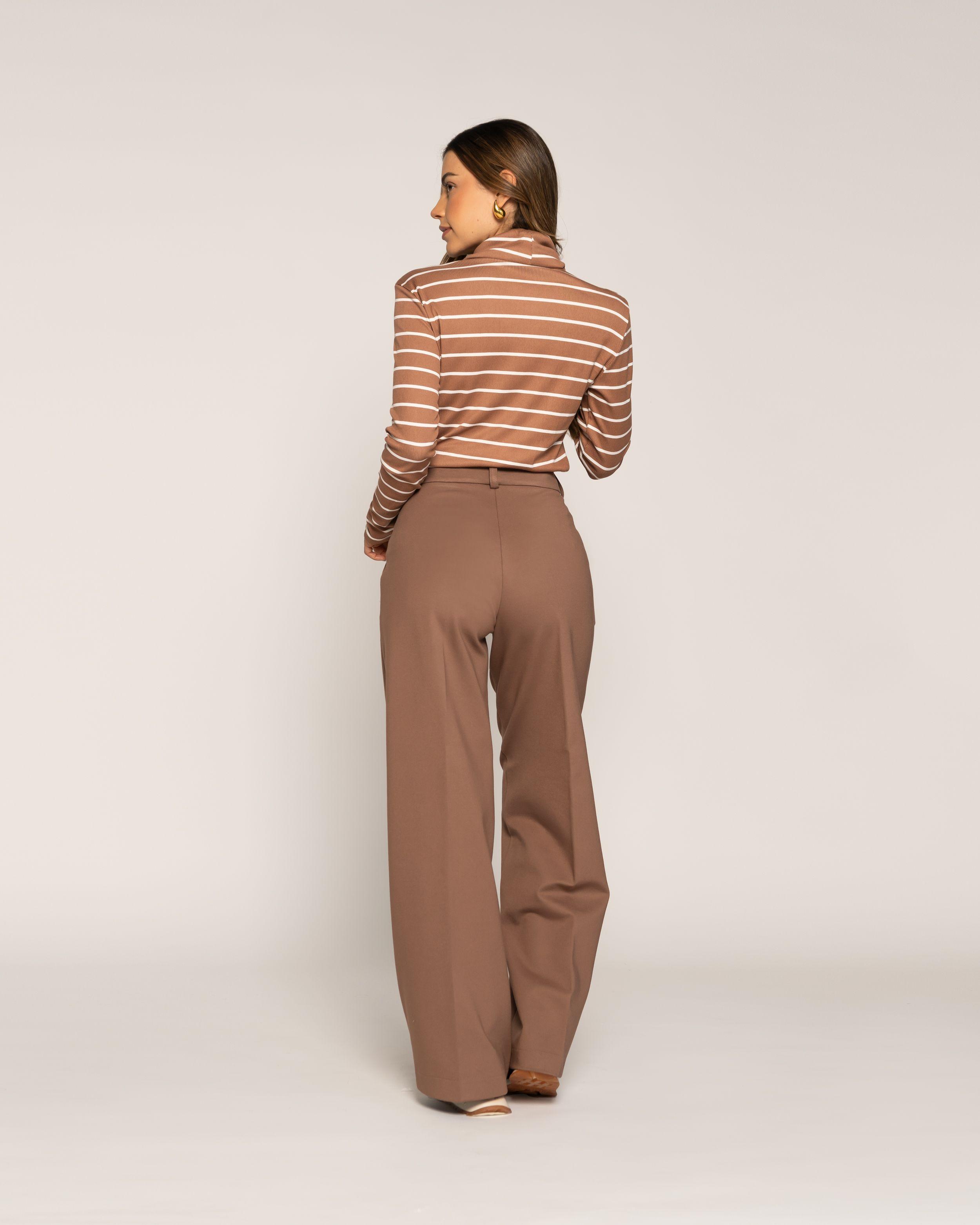 Polera Úrsula Moka Ajustada Cuello Redondo Manga Larga Ludovica-3