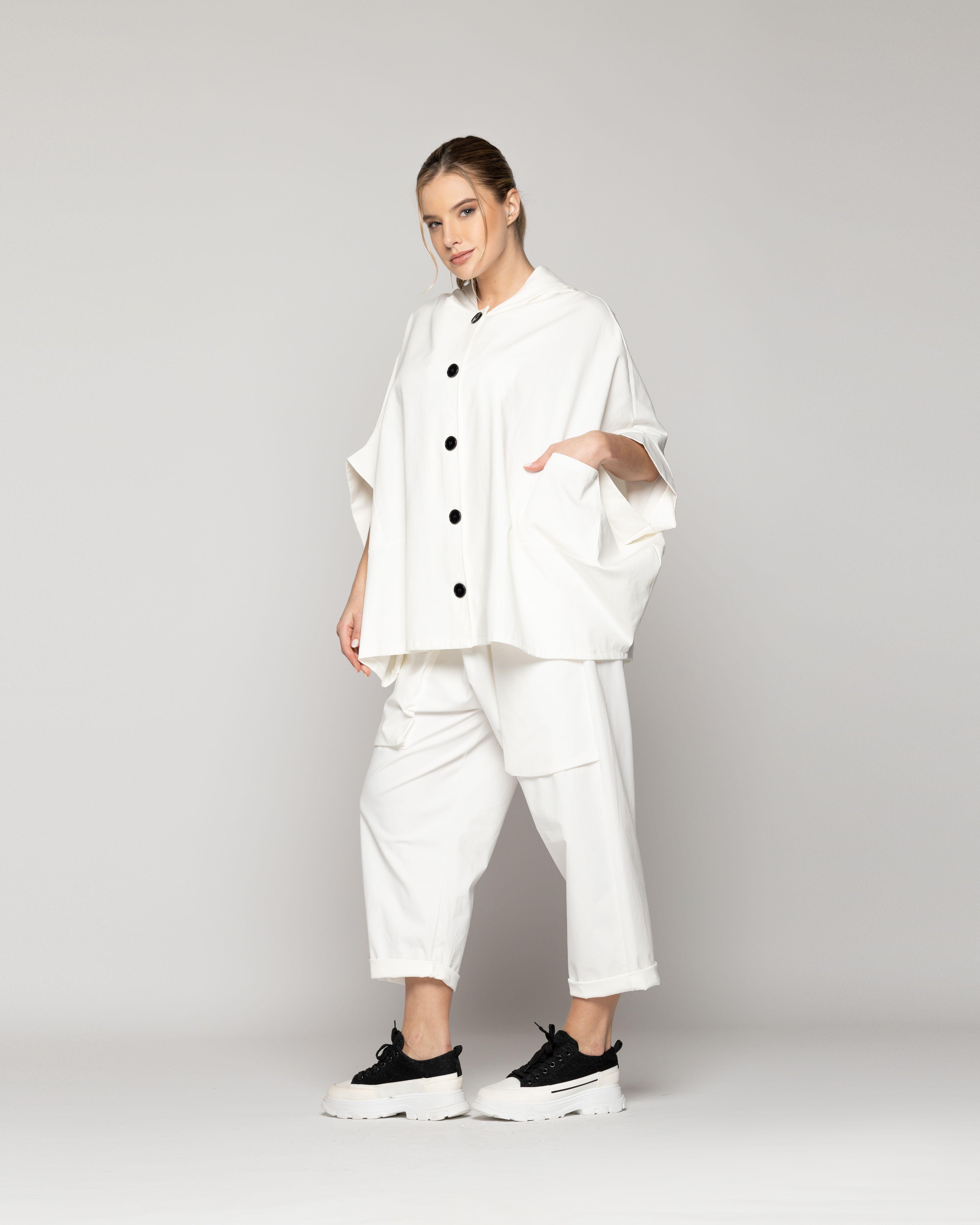 Chaqueta Mujer Carolina Conjunto Deportivo Blanco Lineatre-4