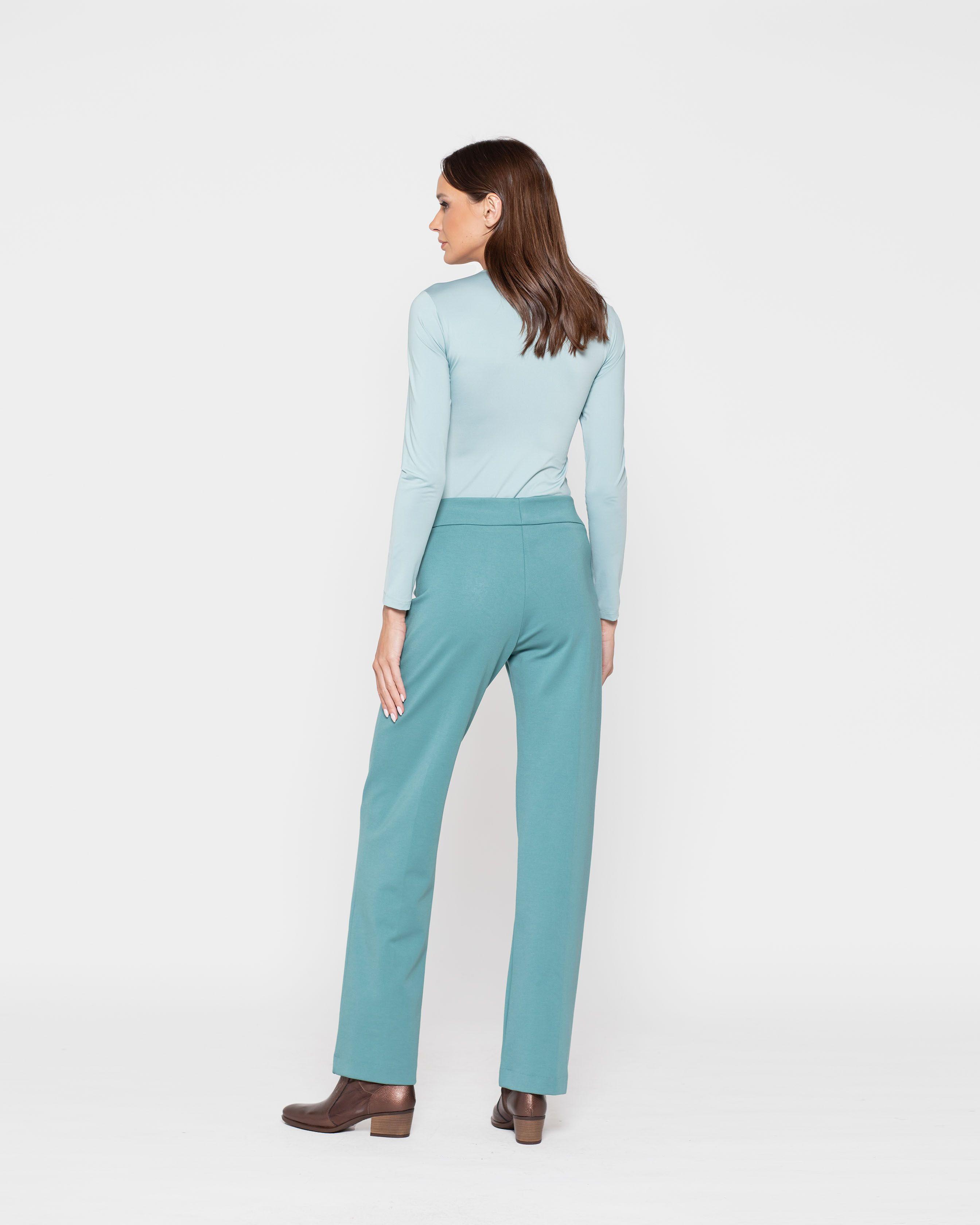Pantalon Mujer Azucena Verde Menta Ludovica-2