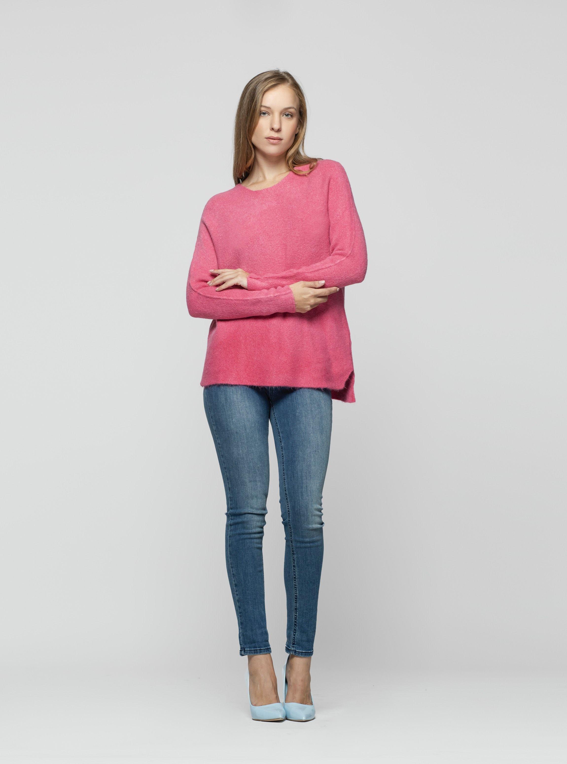 Sweater Mujer Geral Rosado Lineatre-2