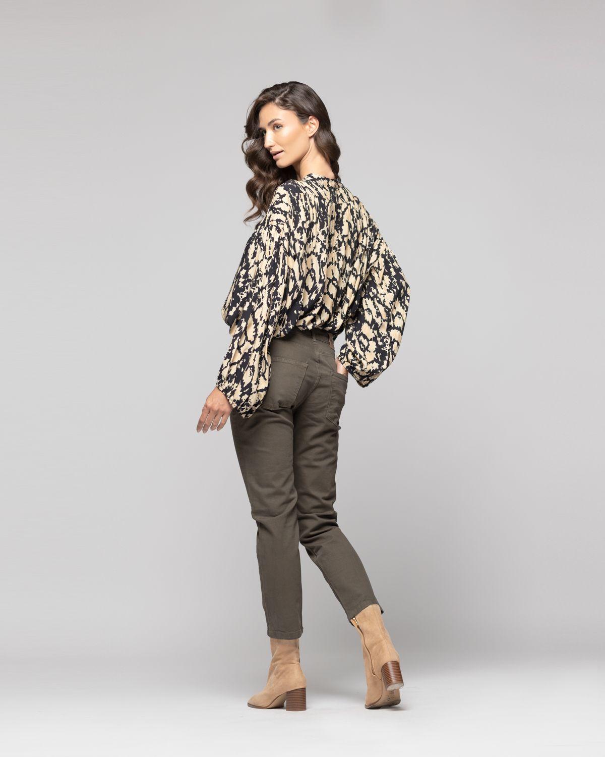 Jeans Mujer Aylen Verde Lineatre-2