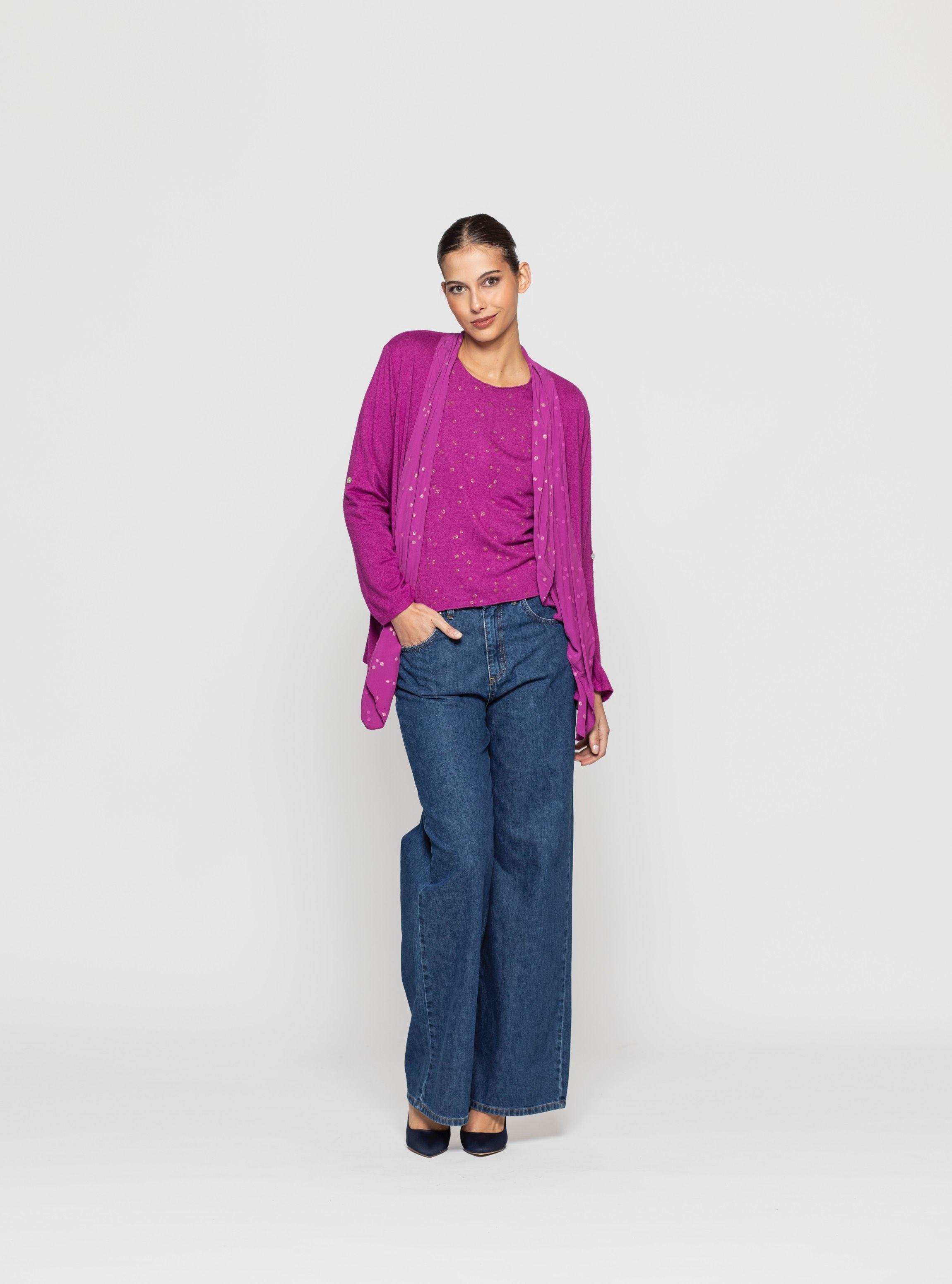 Tapado Mujer Mira Morado Oscuro Lineatre-2