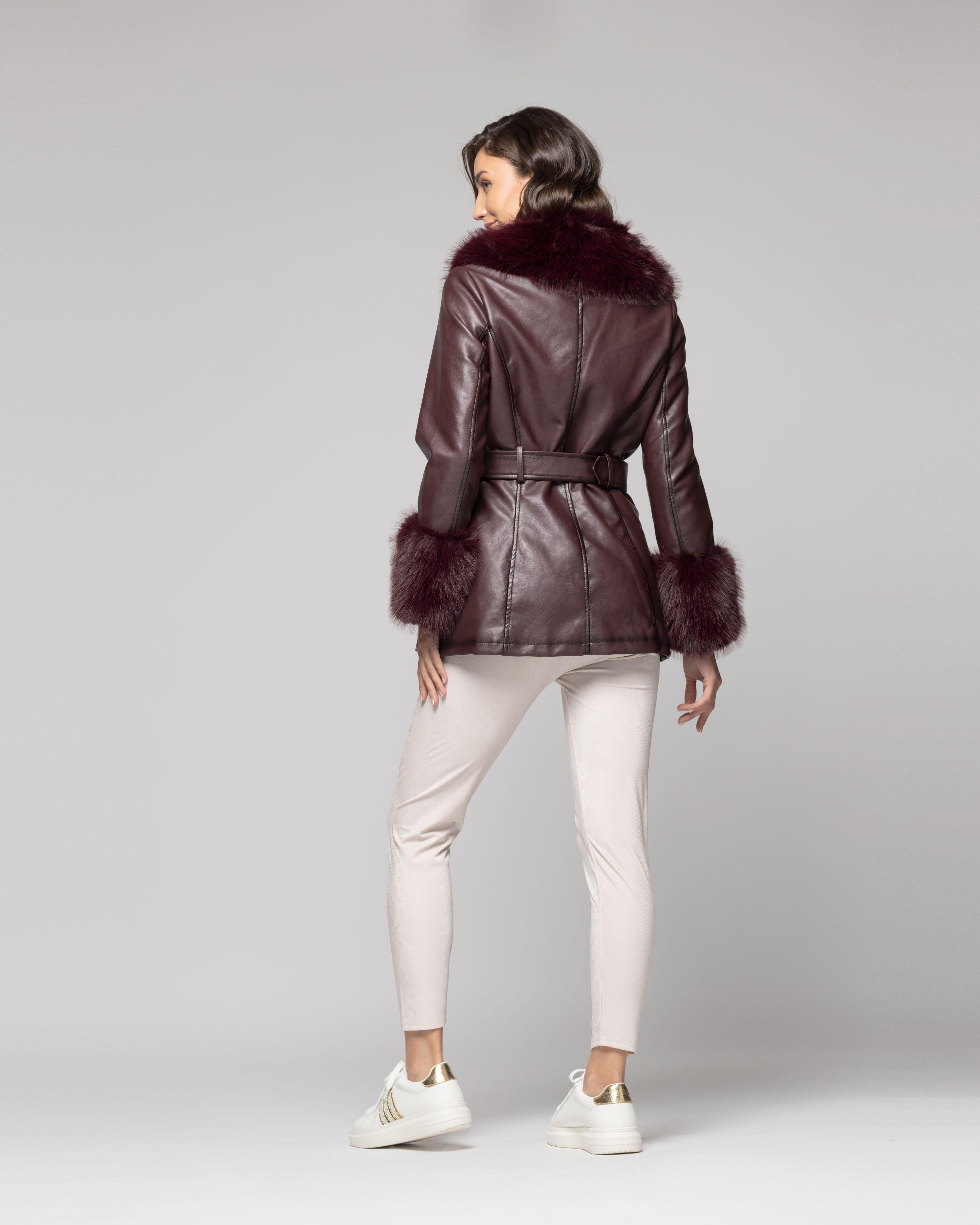 Chaqueta Mujer Ariadna Rojo oscuro Lineatre-2