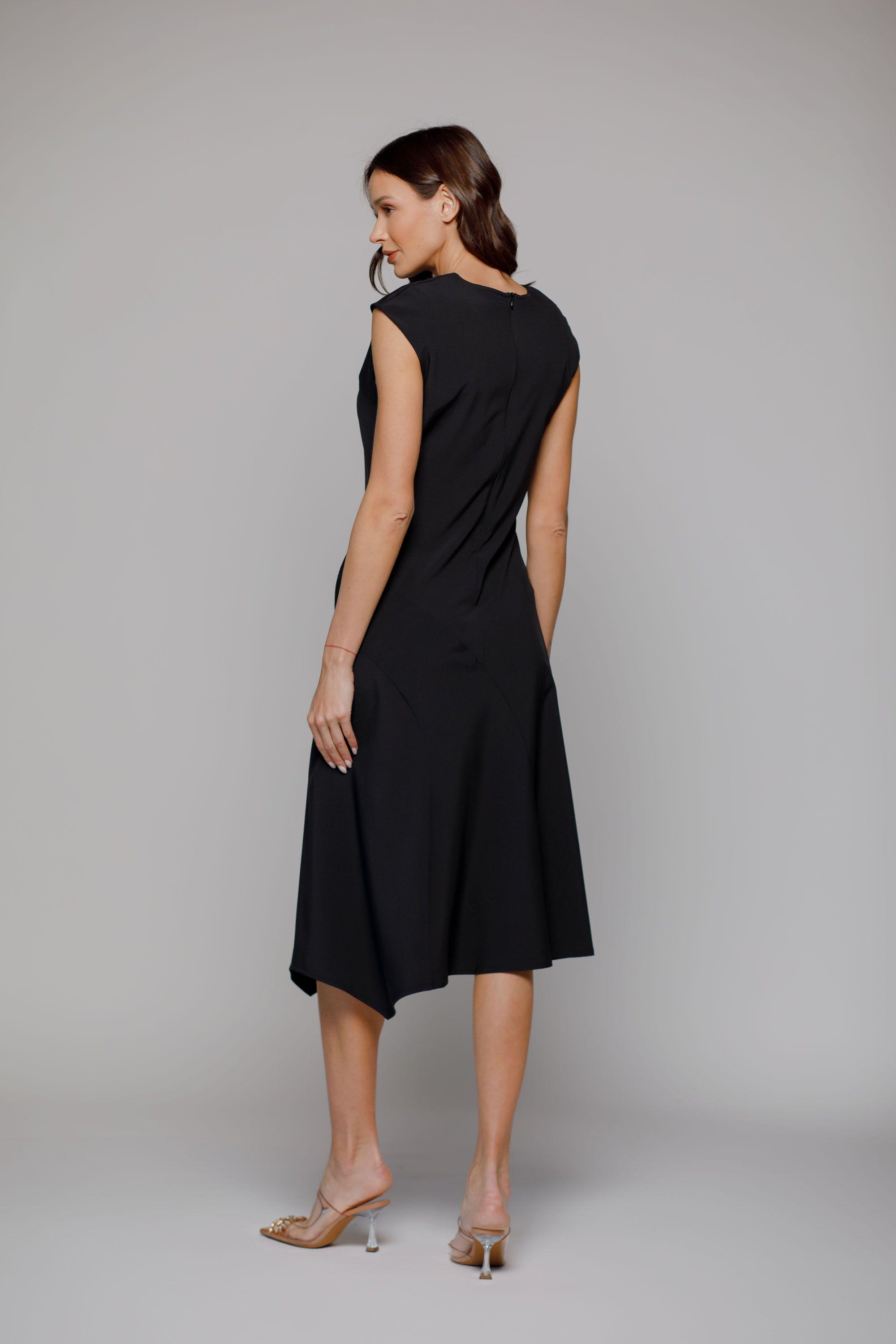 VESTIDO DIANA NEGRO Ludovica-2