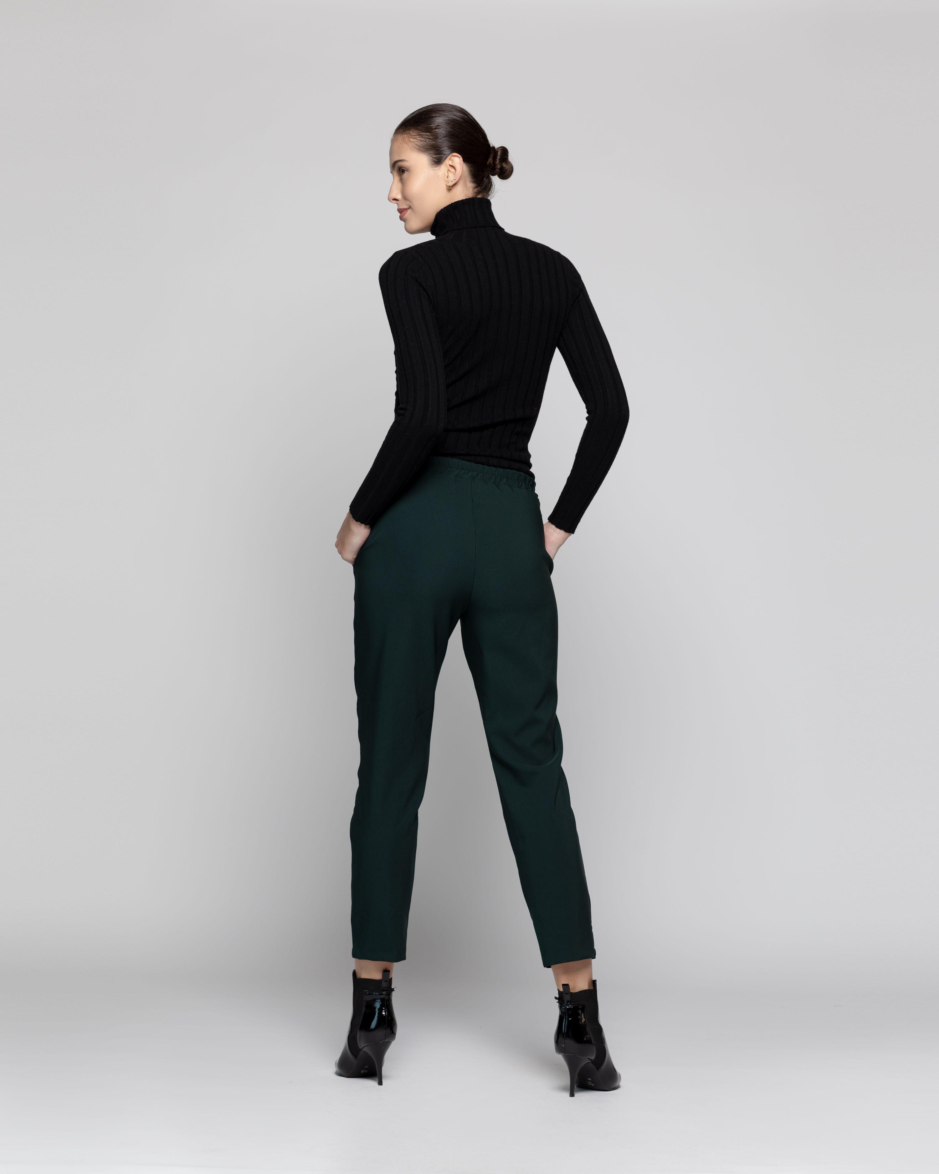Pantalón Mujer  Svetlana Verde Lineatre-2