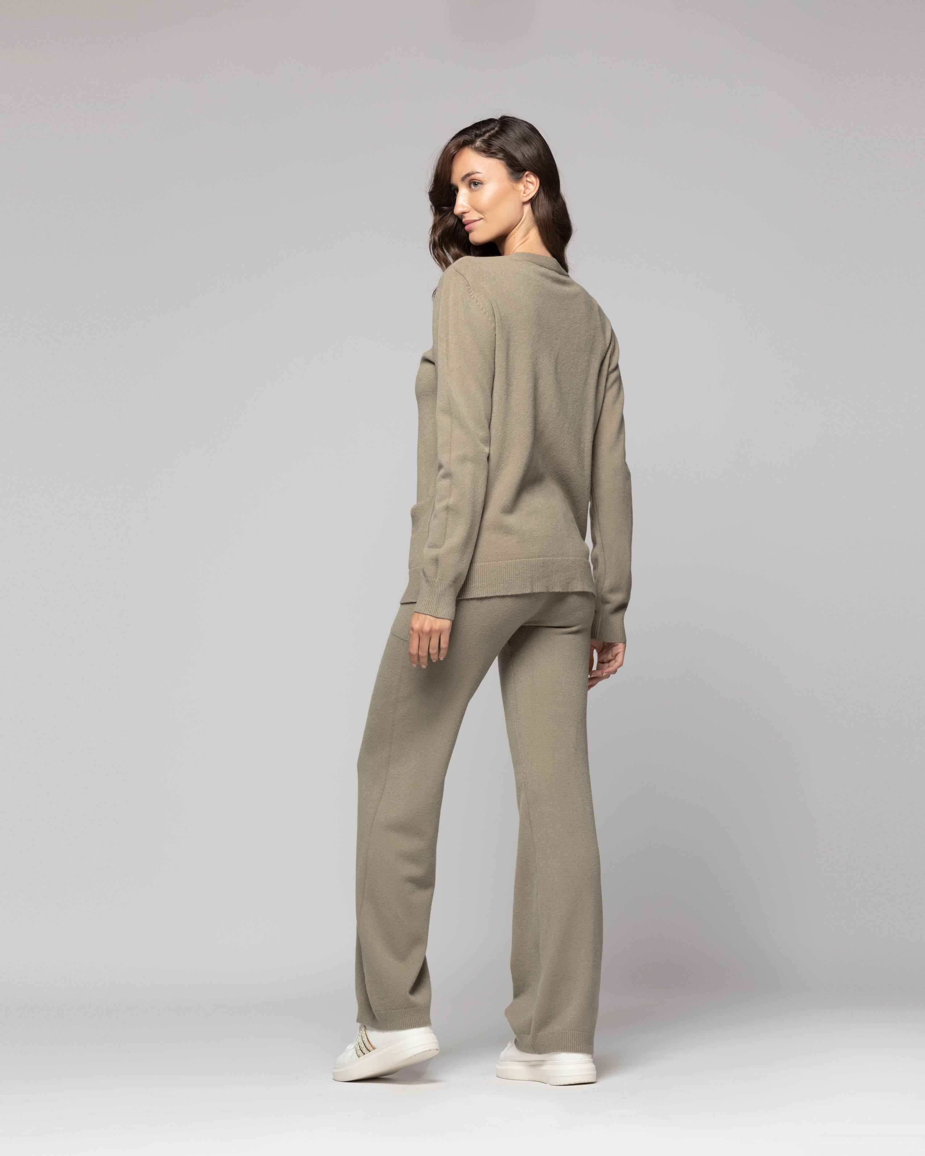 Sweater Mujer Selva Café Lineatre-2