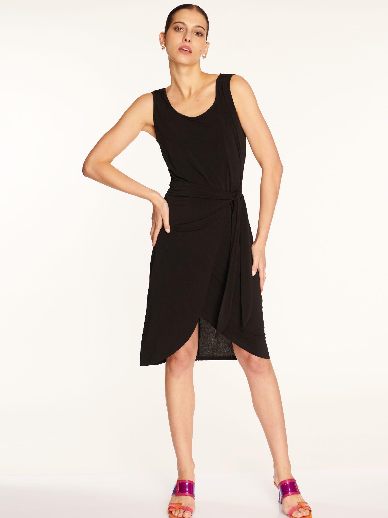 Vestido Peonia Negro Ludovica-0