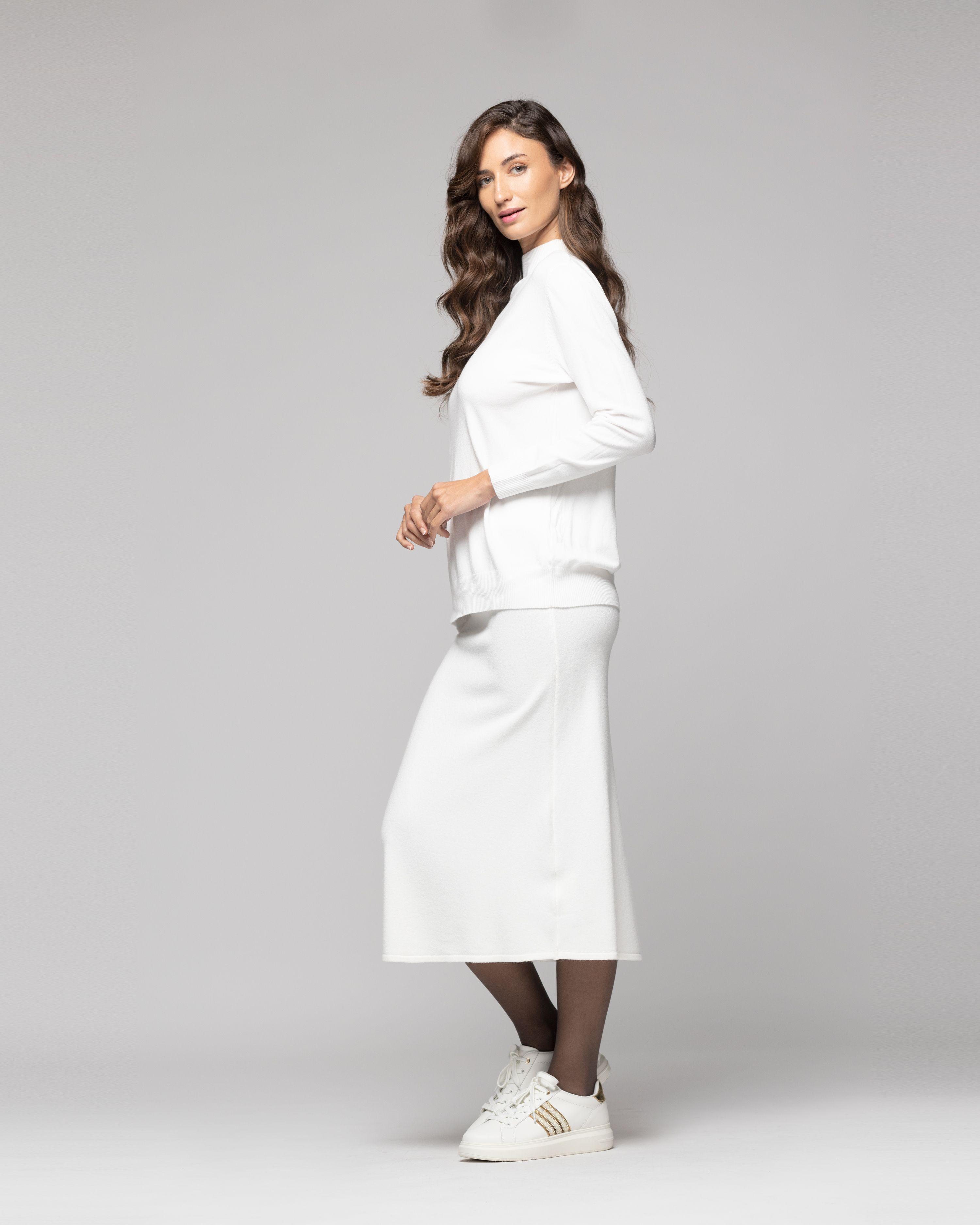 Sweater Mujer Nube Blanco Lineatre-1