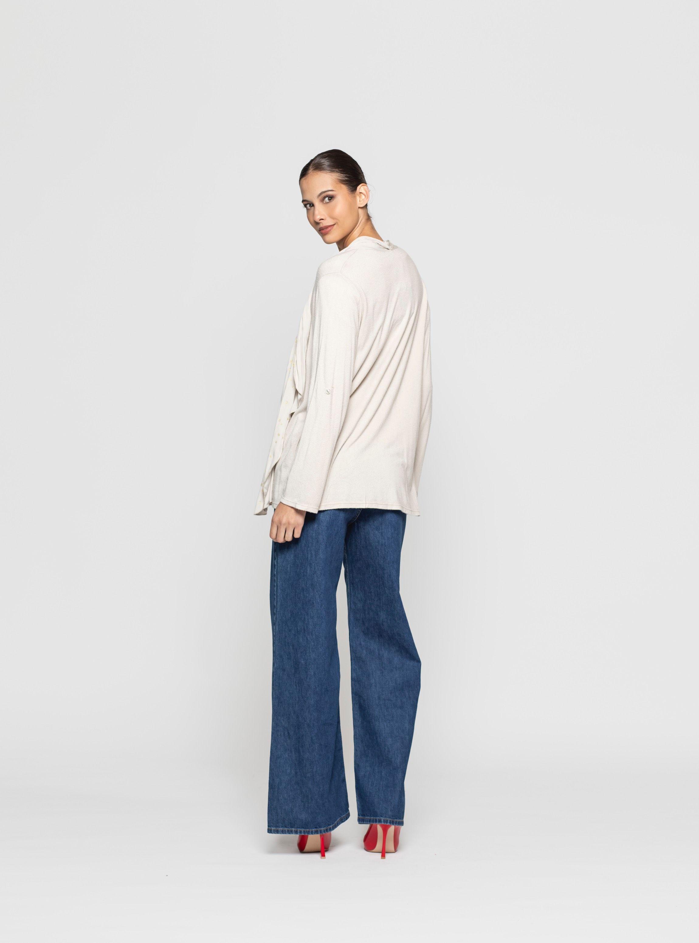 Tapado Mujer Mira Beige Lineatre-2