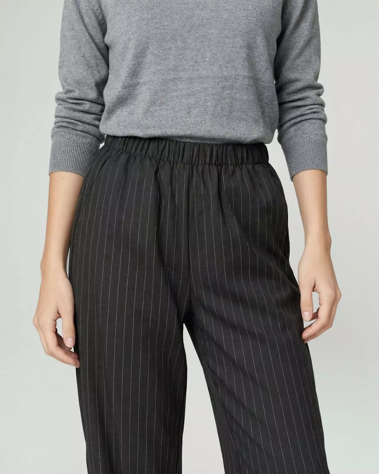 Pantalón Mujer Daniela Negro Lineatre-2
