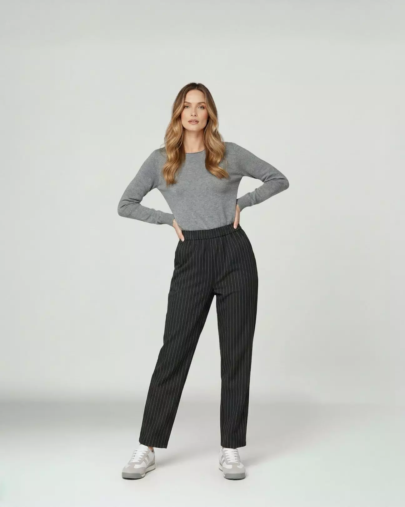 Pantalón Mujer Daniela Negro Lineatre-3