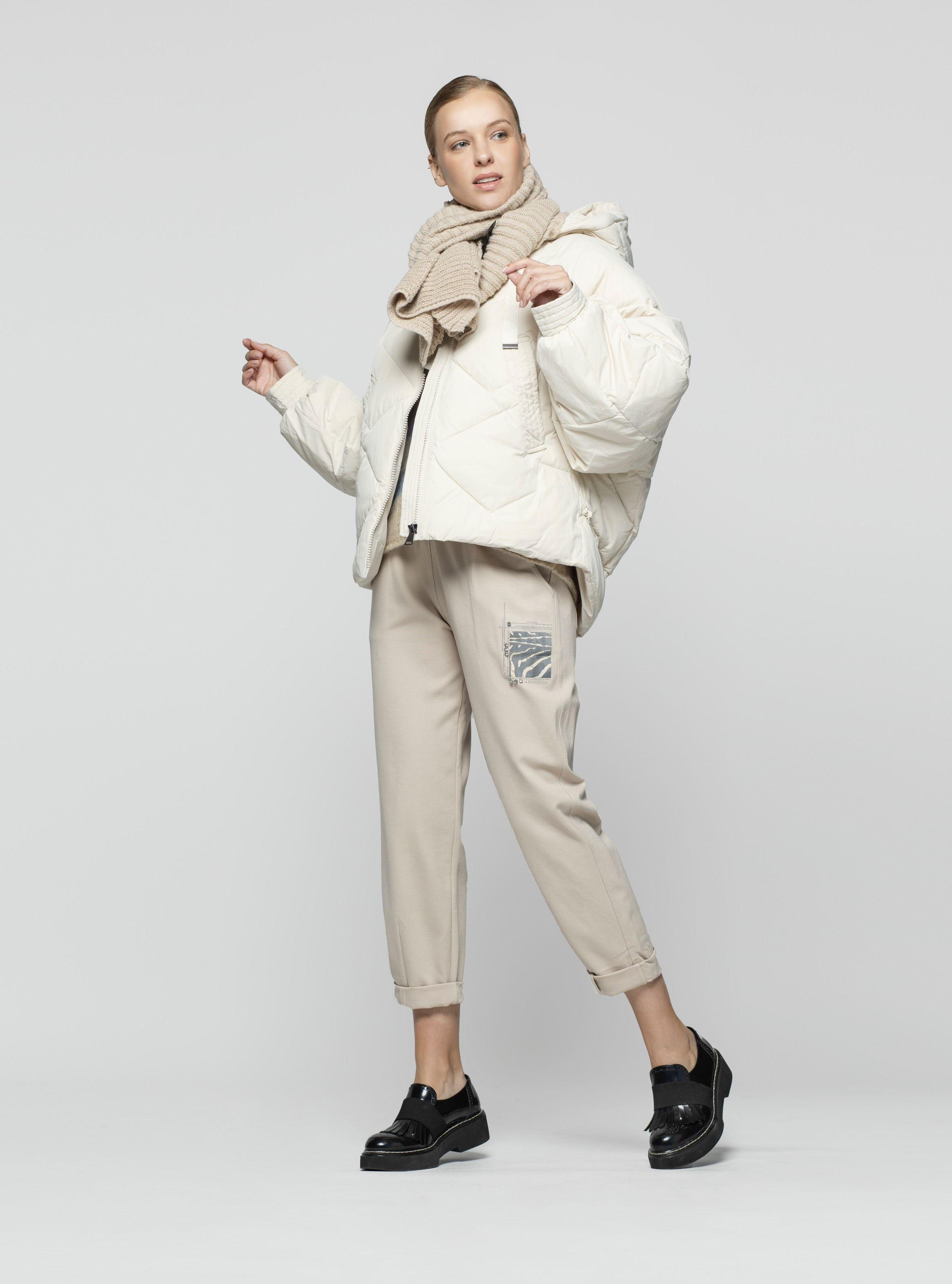 Echarpe Mujer Elva Beige Lineatre-1
