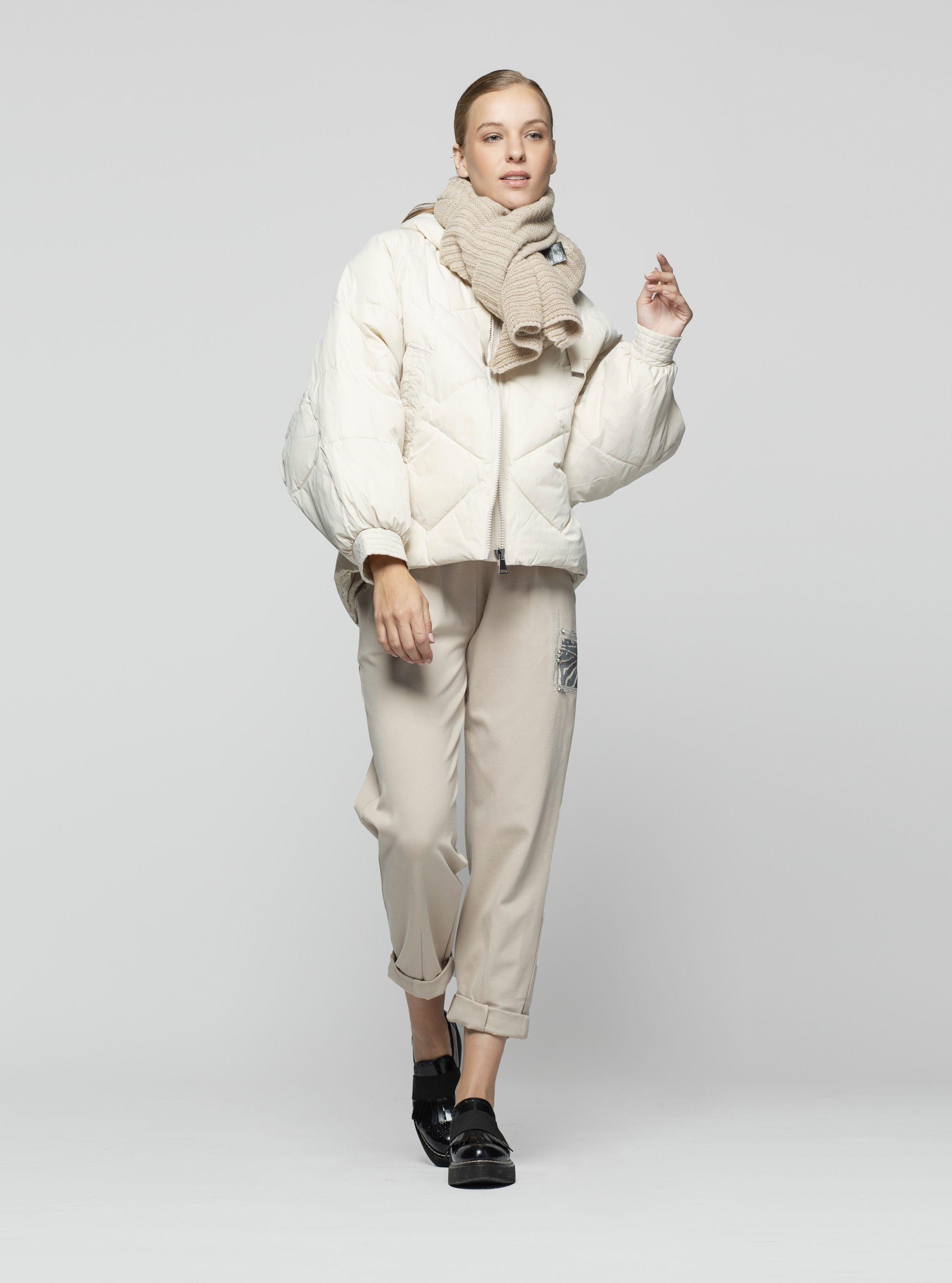 Echarpe Mujer Elva Beige Lineatre-2