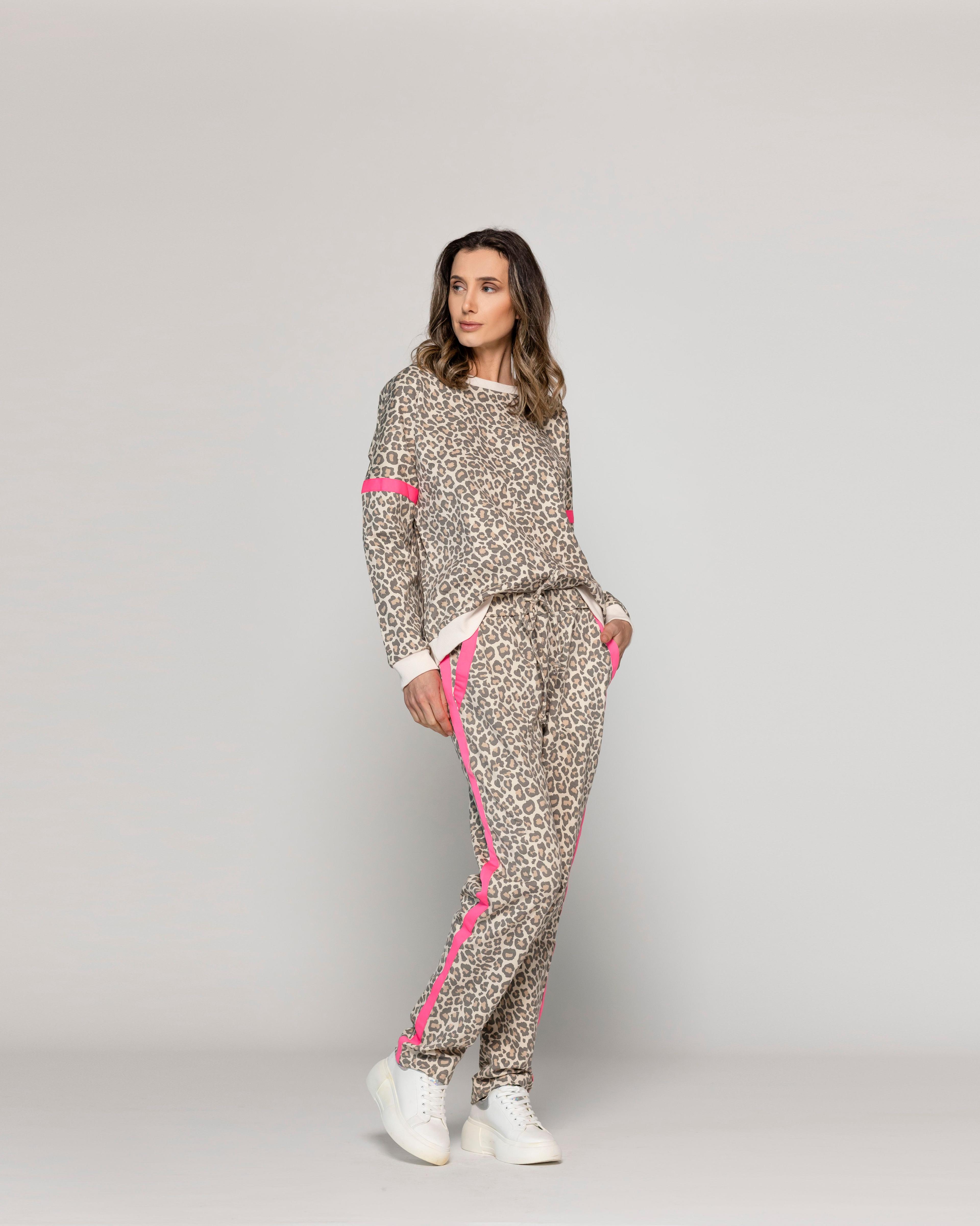 Pantalón Mujer Olimpia Animal Print Leopardo Lineatre-4