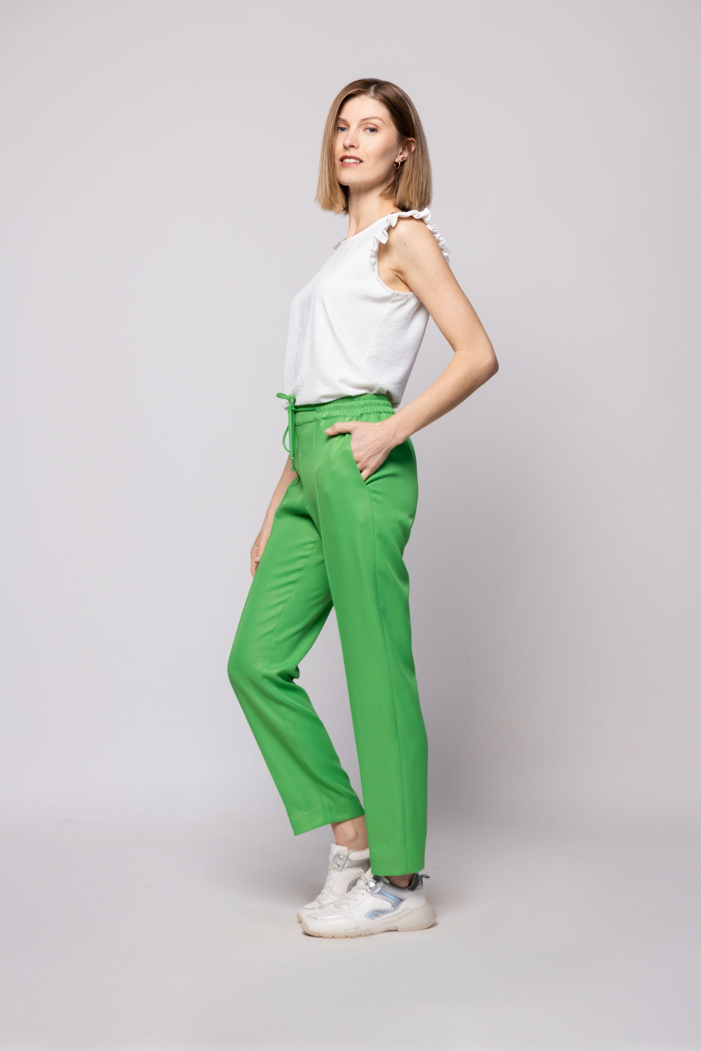 PANTALON OLIVIA VERDE Ludovica-1