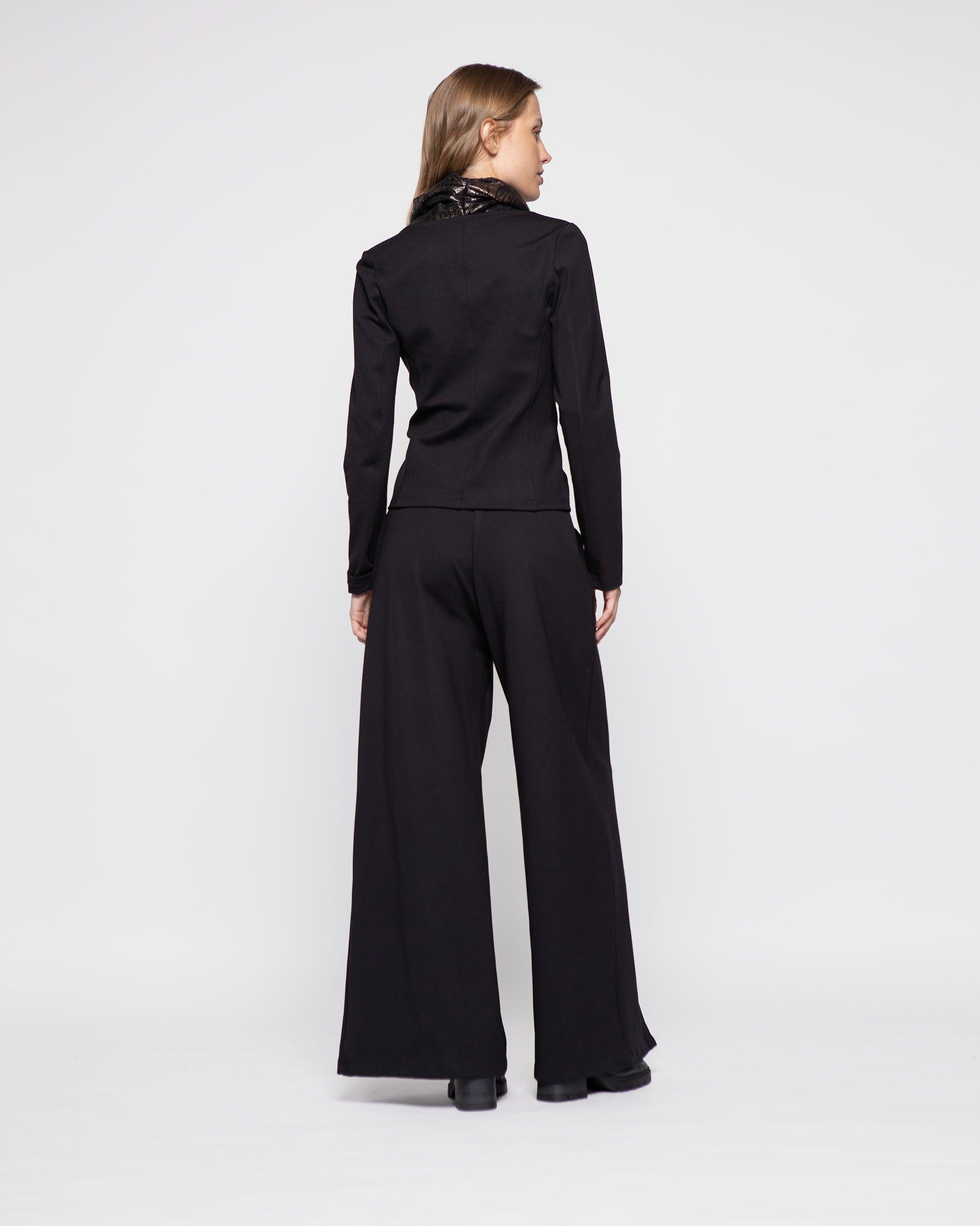 Chaqueta Mujer Dalia Negro Ludovica-2