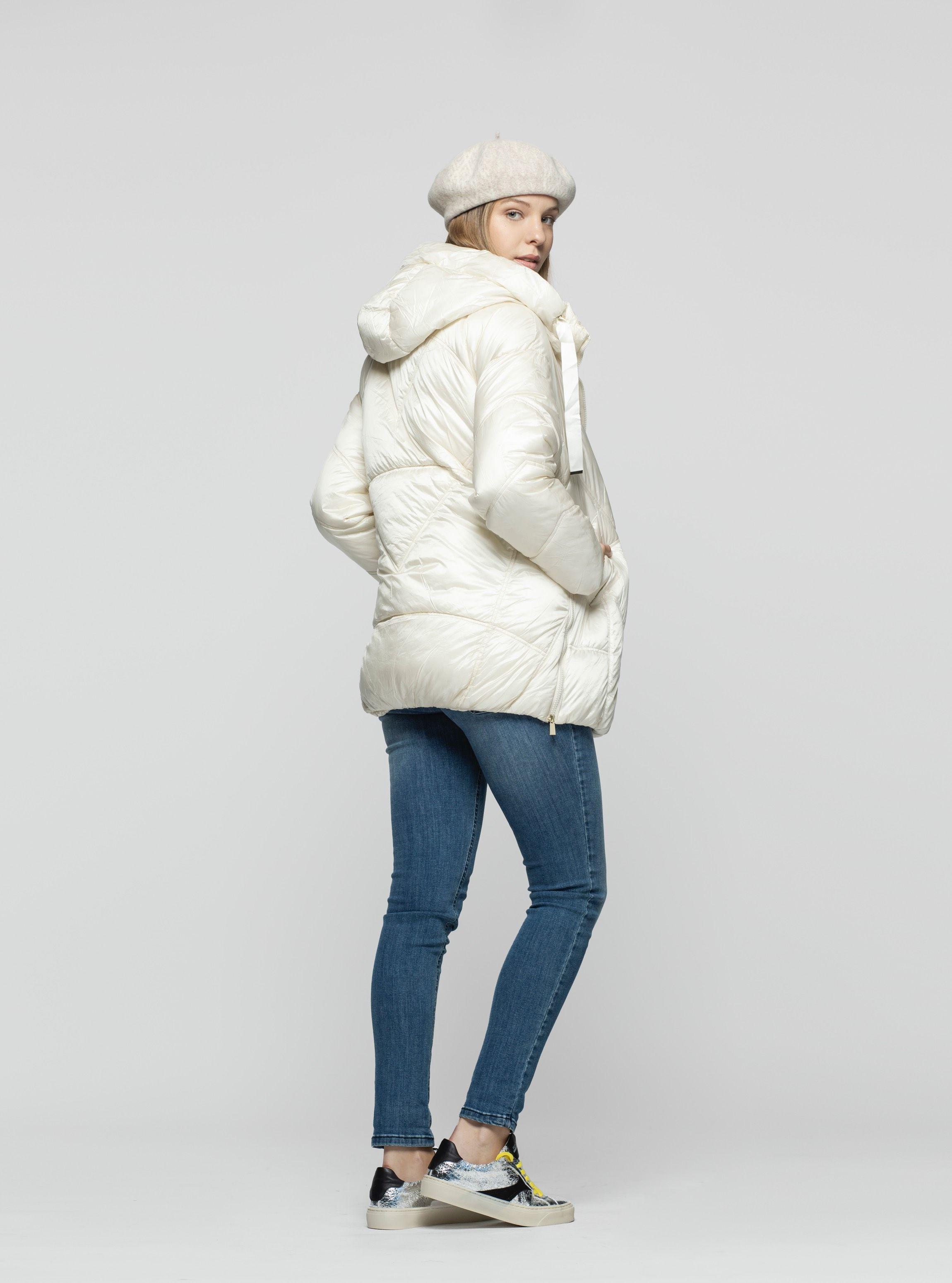 Parka Mujer Telia Blanco Lineatre-1