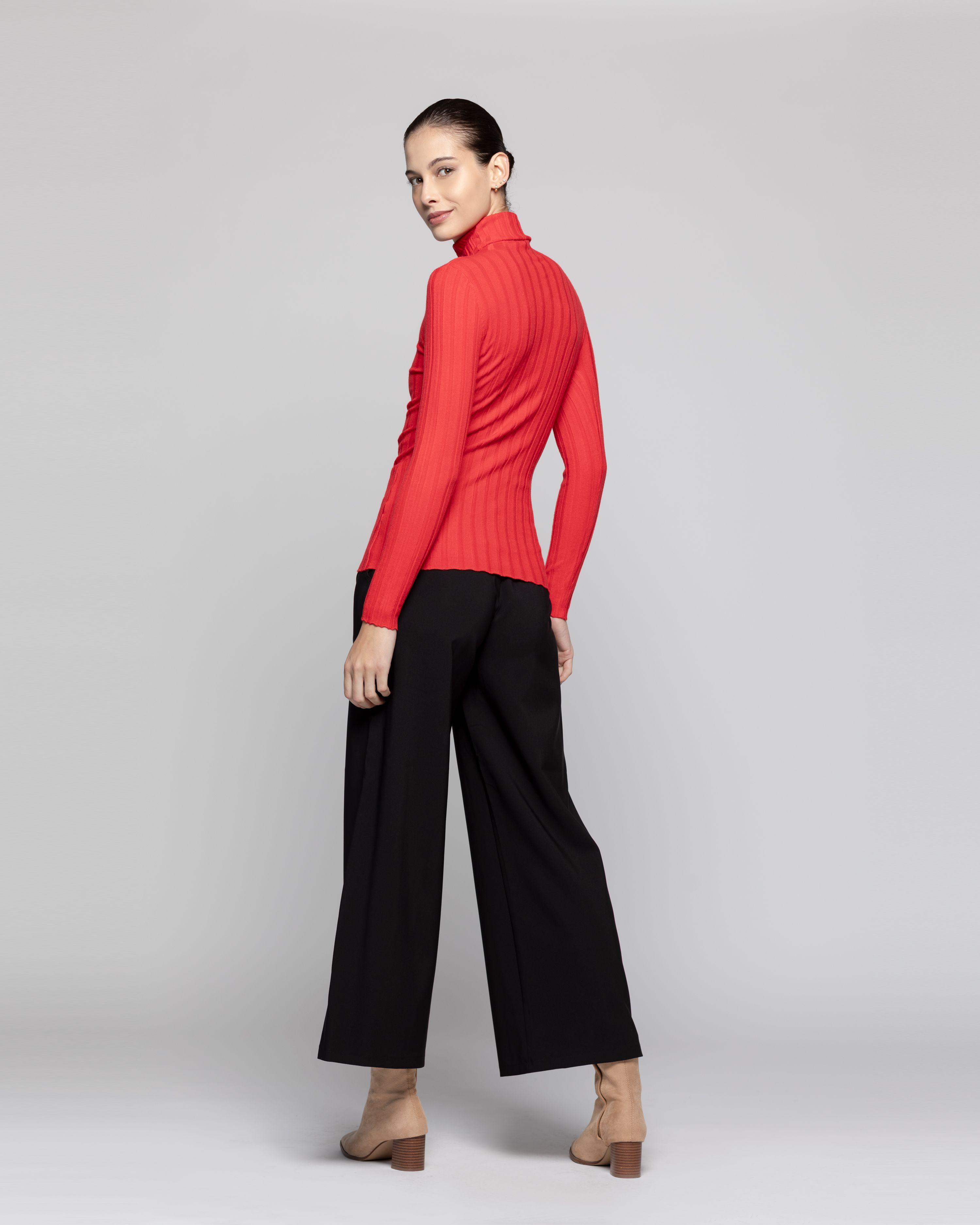 Sweater Mujer Isolde Rojo Lineatre-2