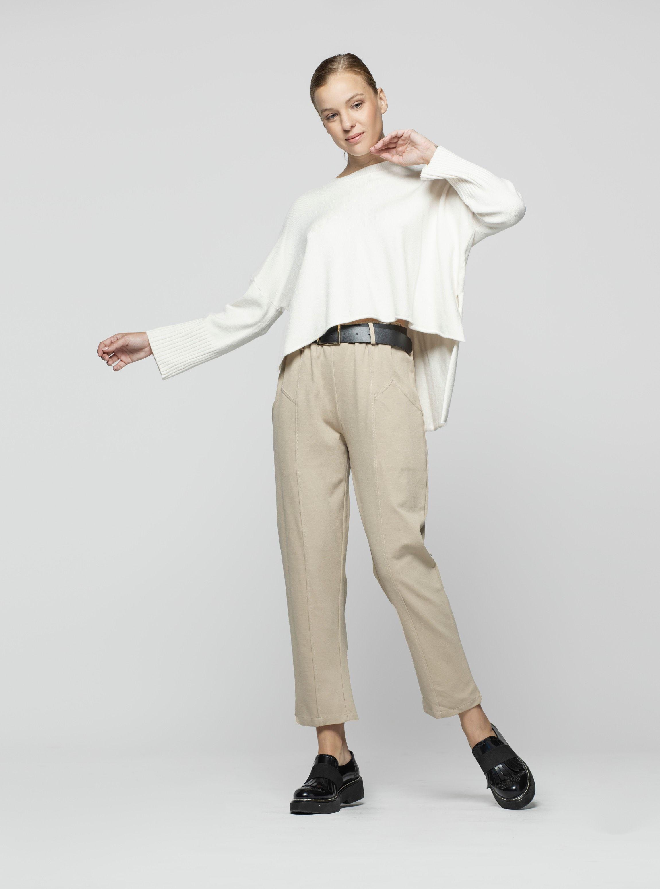 Sweater Mujer Sigrid Blanco Lineatre-0