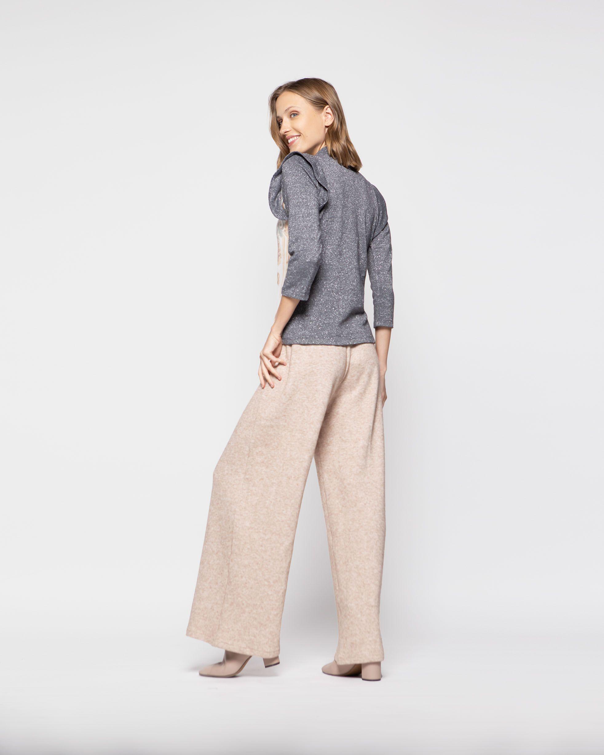 Sweater Mujer Aleli Plateado Ludovica-2