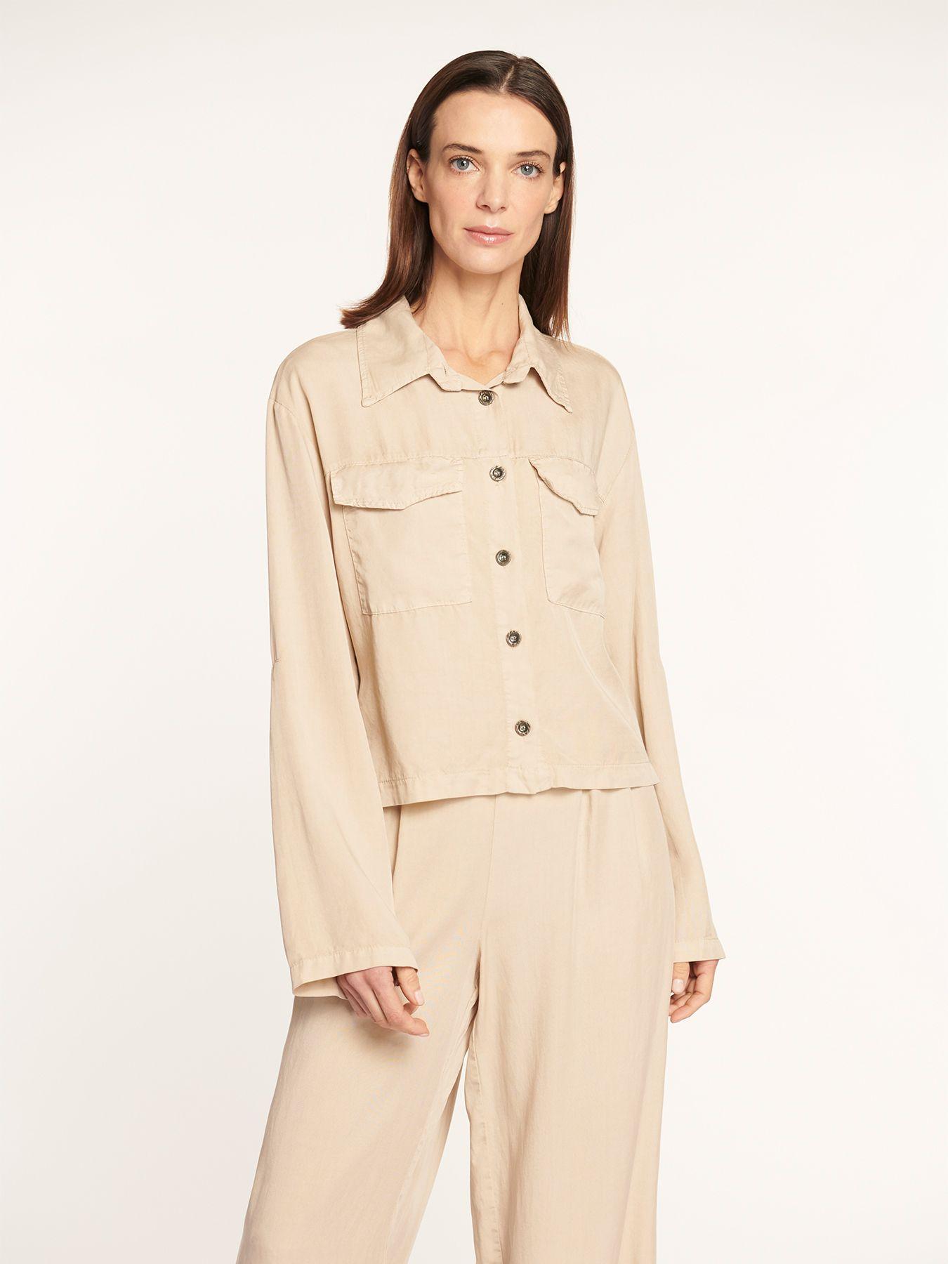 Blusa Mujer Serena Beige Lineatre-0