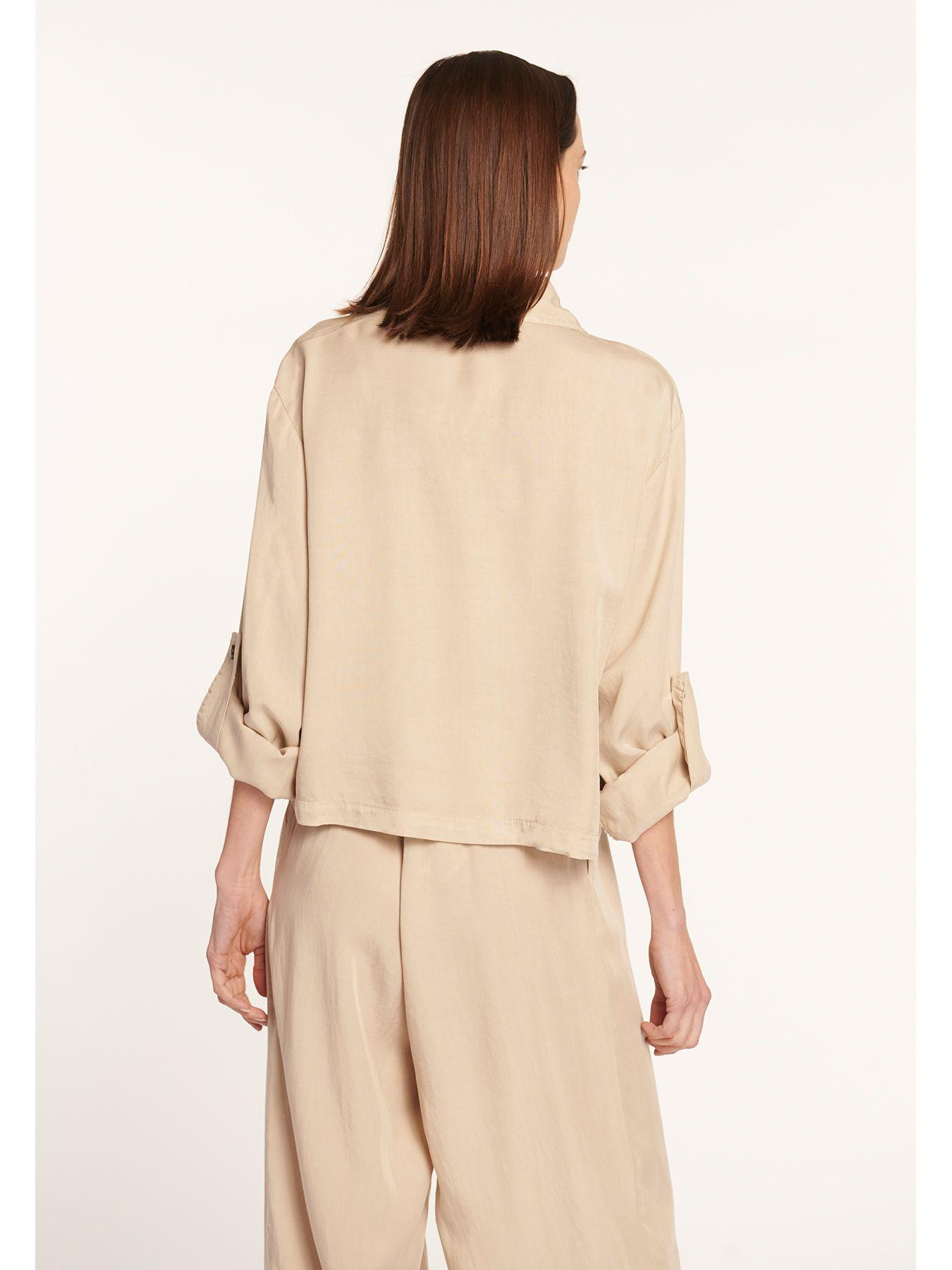Blusa Mujer Serena Beige Lineatre-1