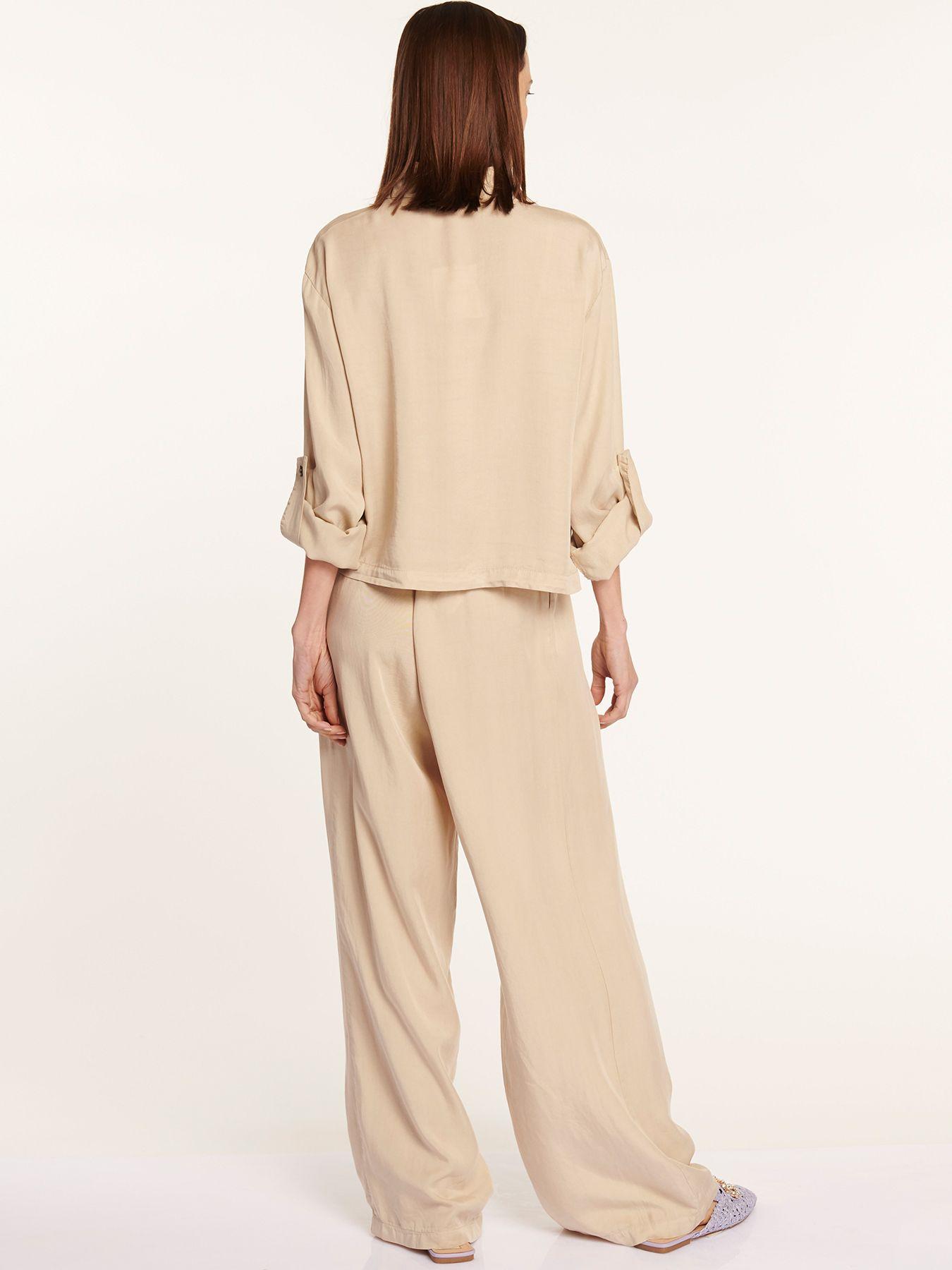 Blusa Mujer Serena Beige Lineatre-4