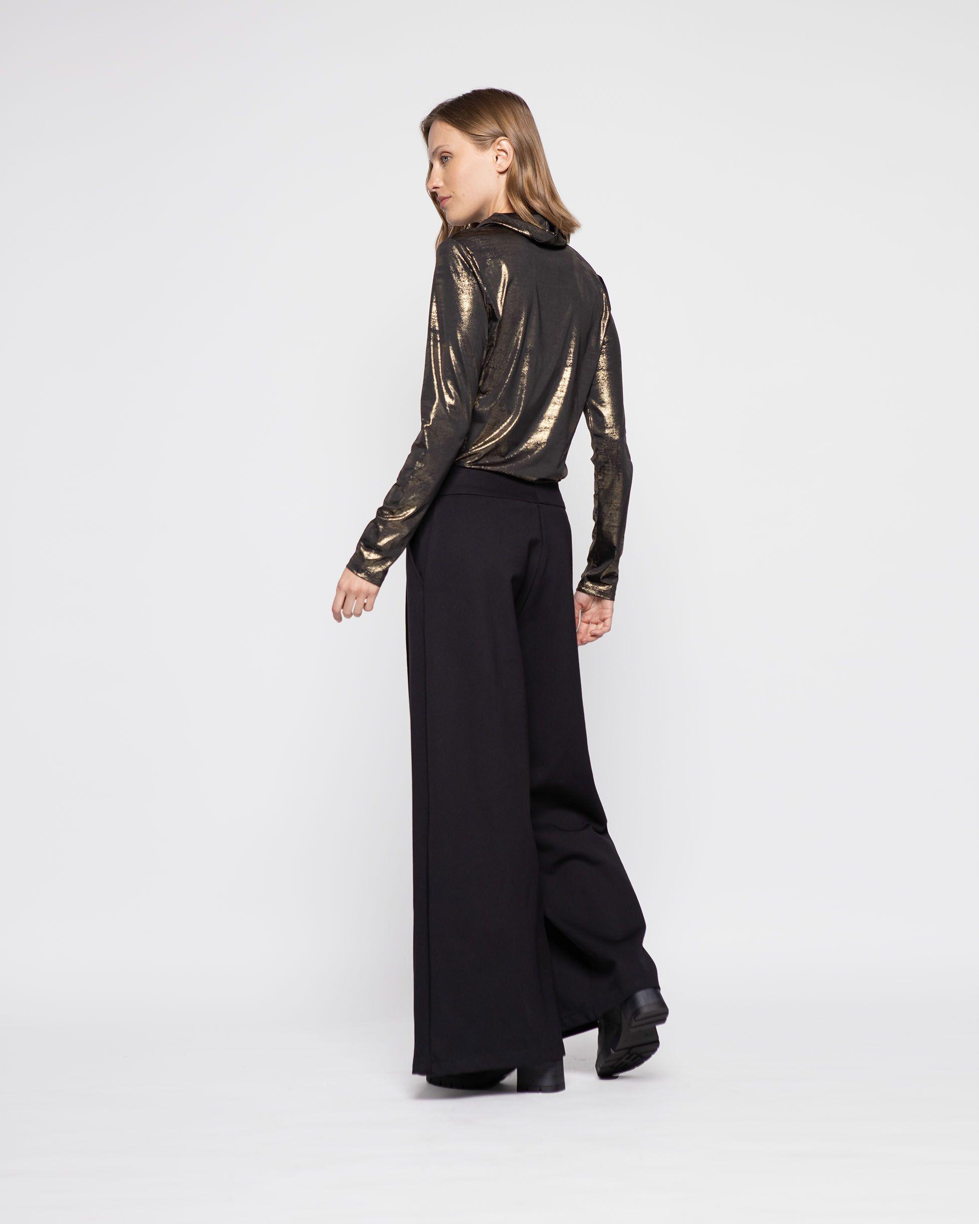 Polera Mujer Verbena Dorado Ludovica-2