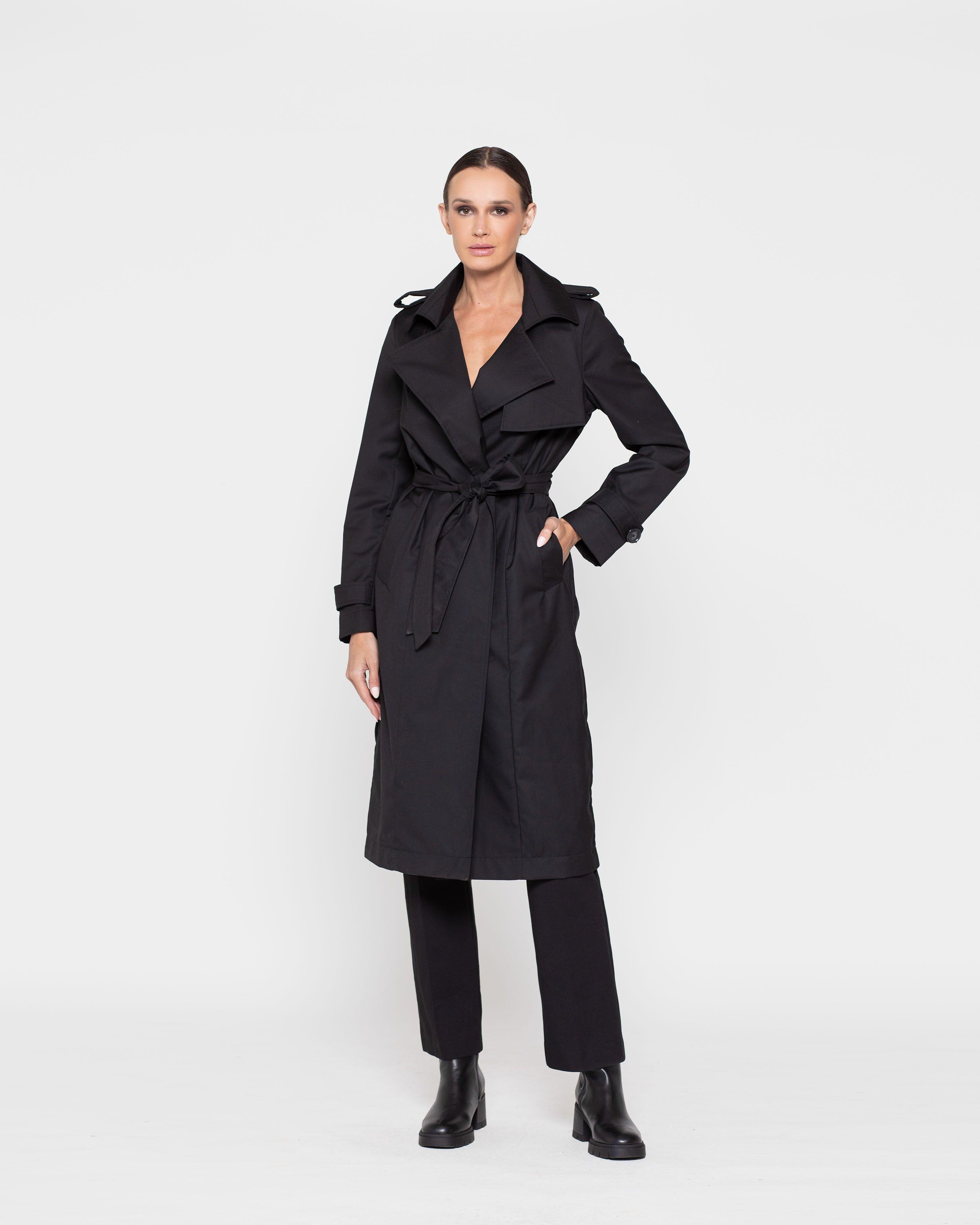 Trench Mujer Jacinto Cafe Ludovica-0