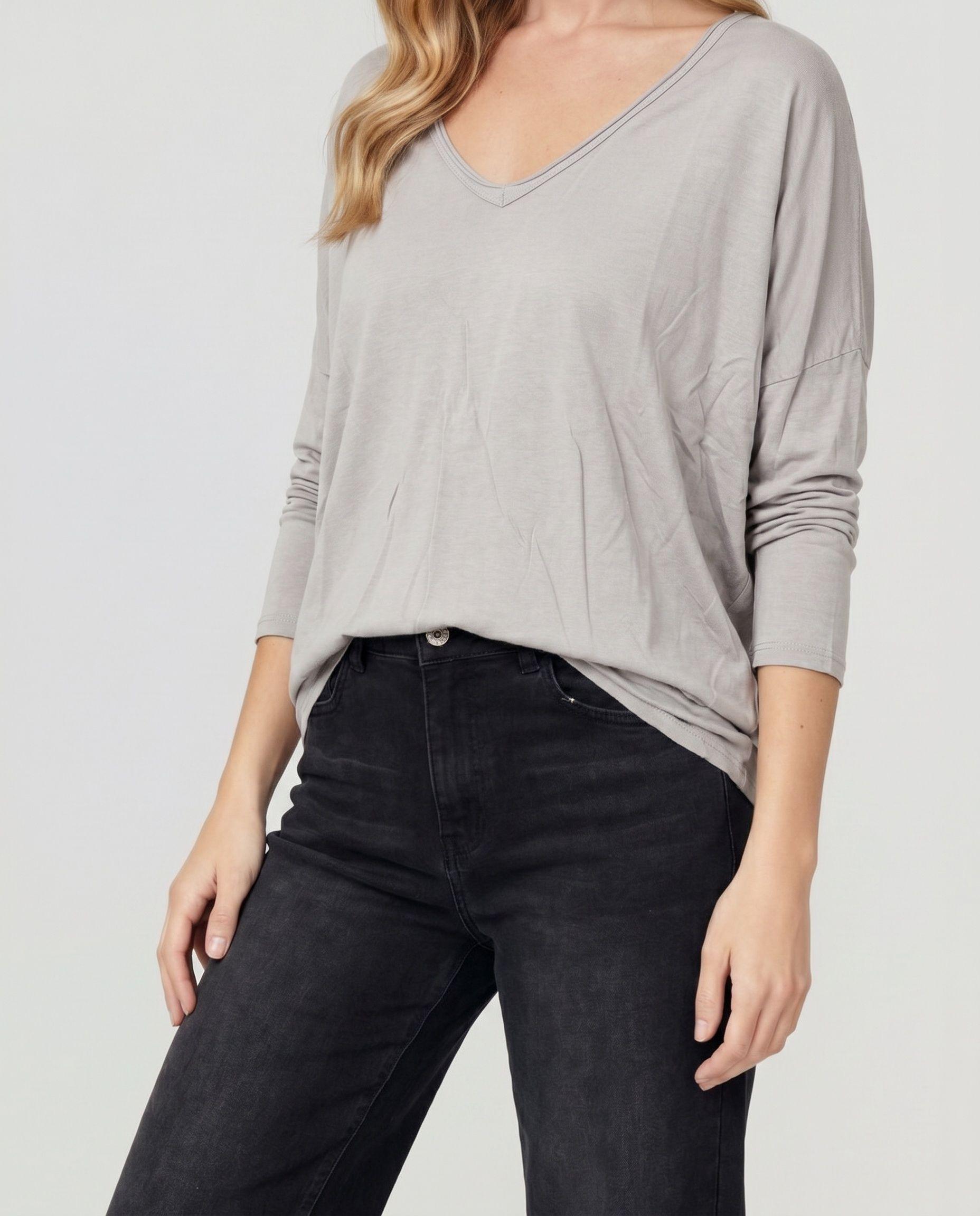 Polera Mujer Stella Fango Lineatré-2
