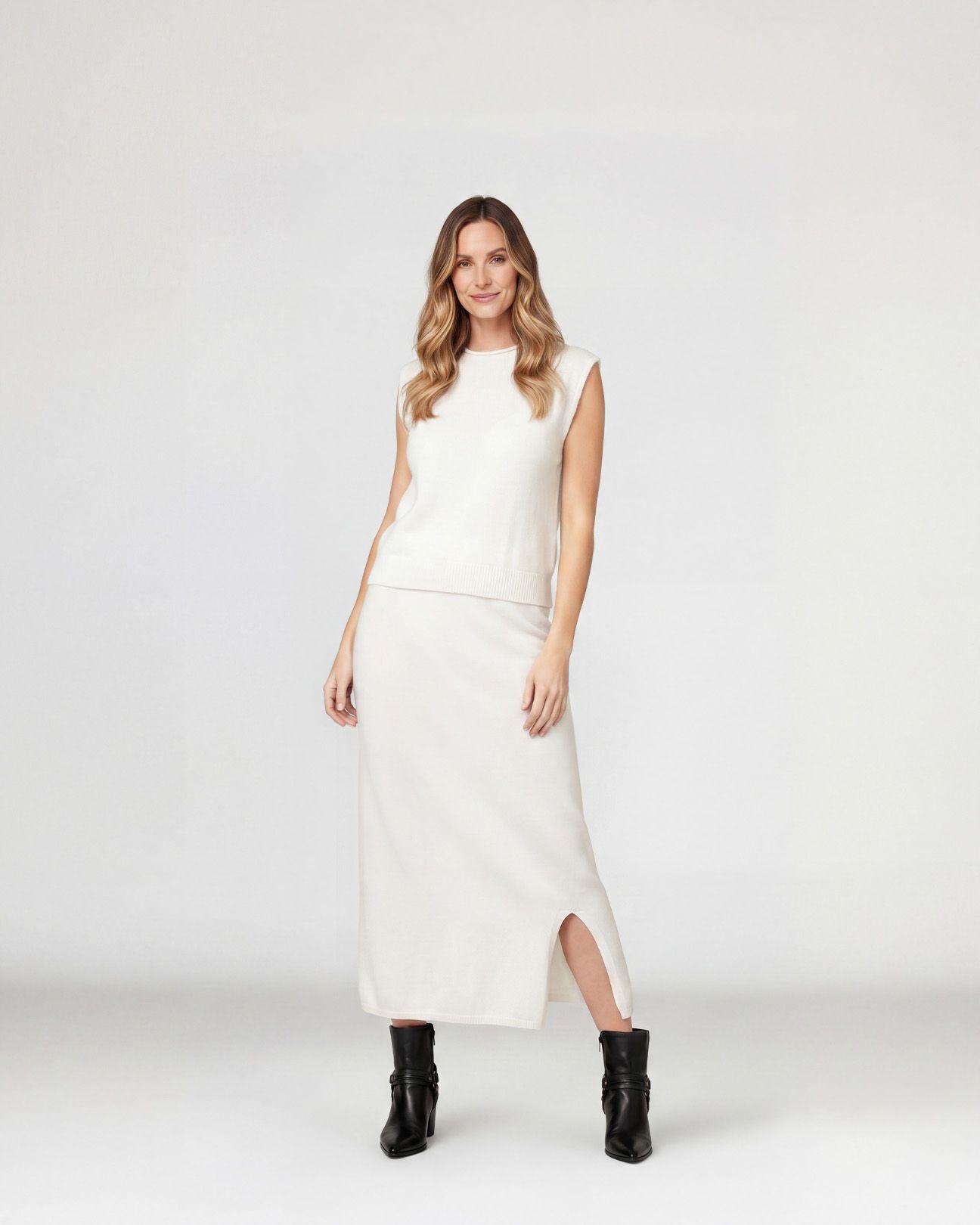 Twin Set Mujer Magdalena Blanco Lineatre-0