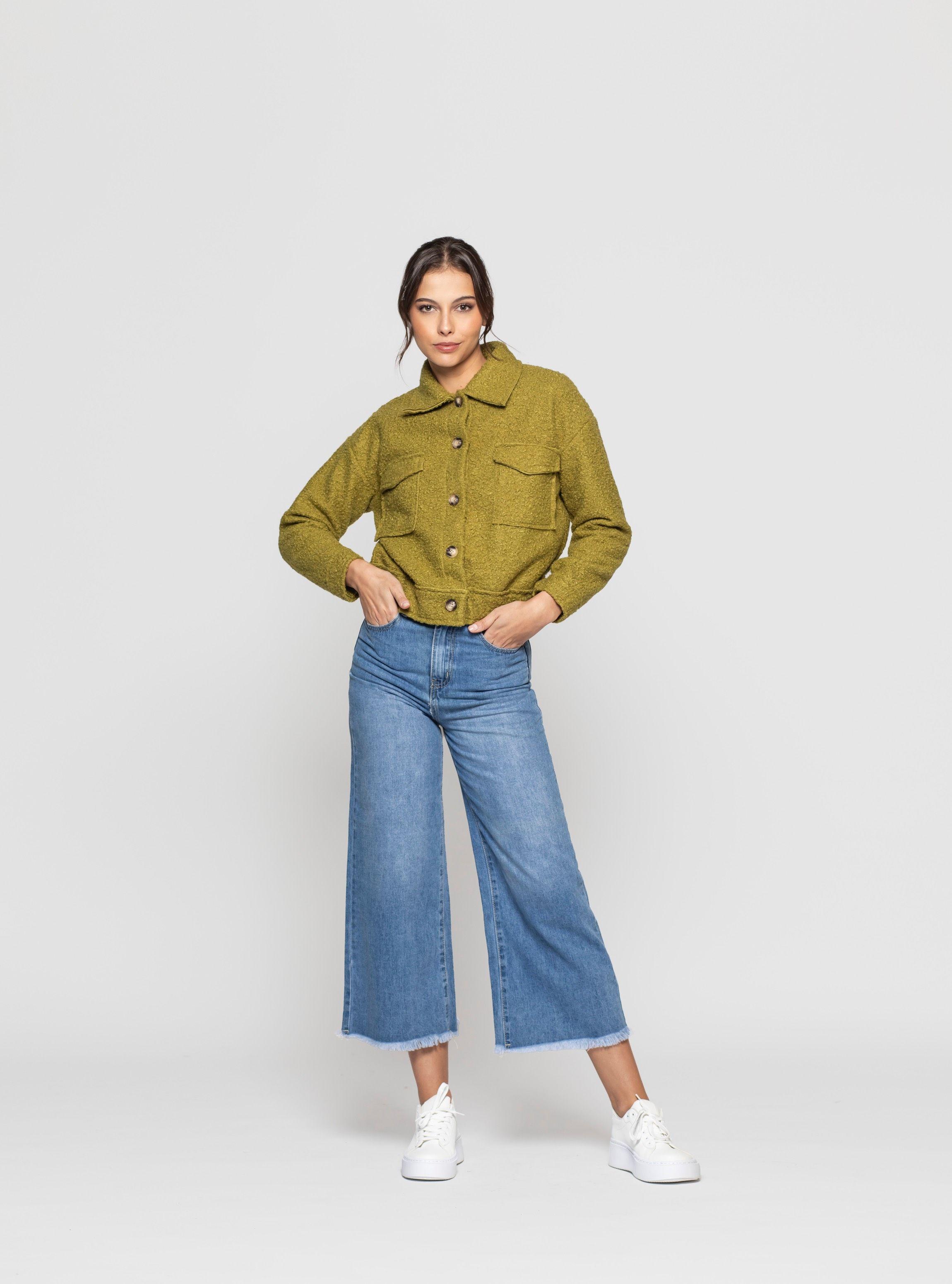 Chaqueta Mujer Eyra Verde  Lineatre-1