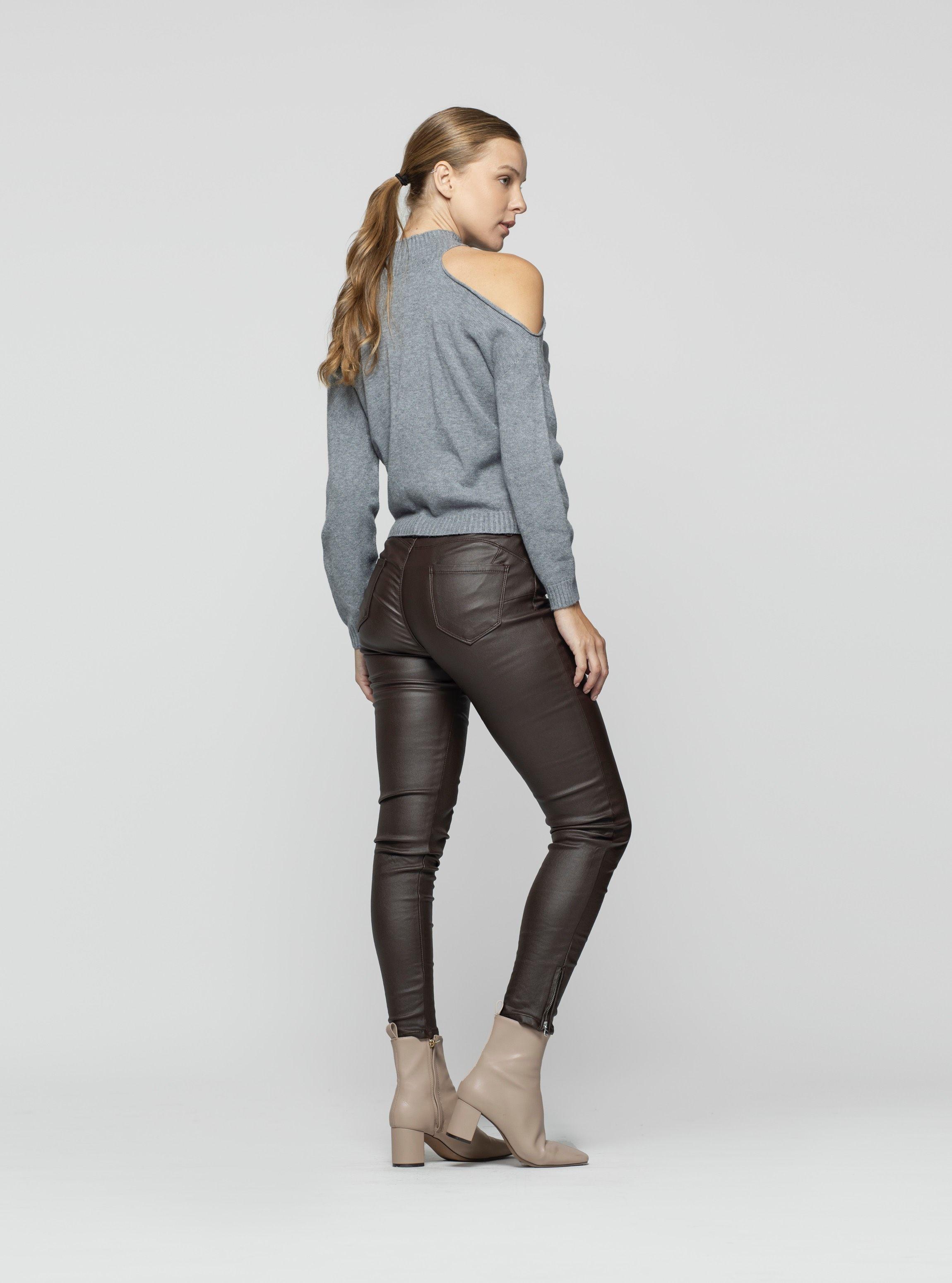 Sweater Mujer Tessa Gris Lineatre-1