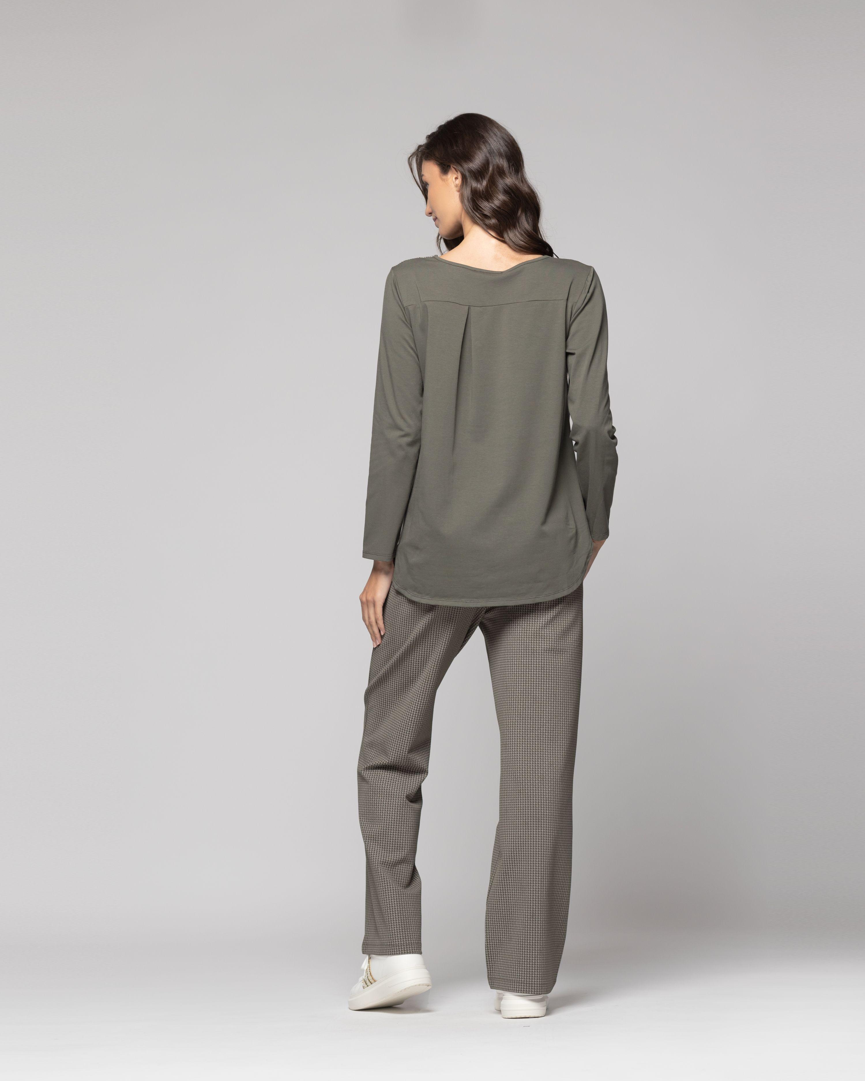 Polera Mujer Genoveva Verde Lineatre-2