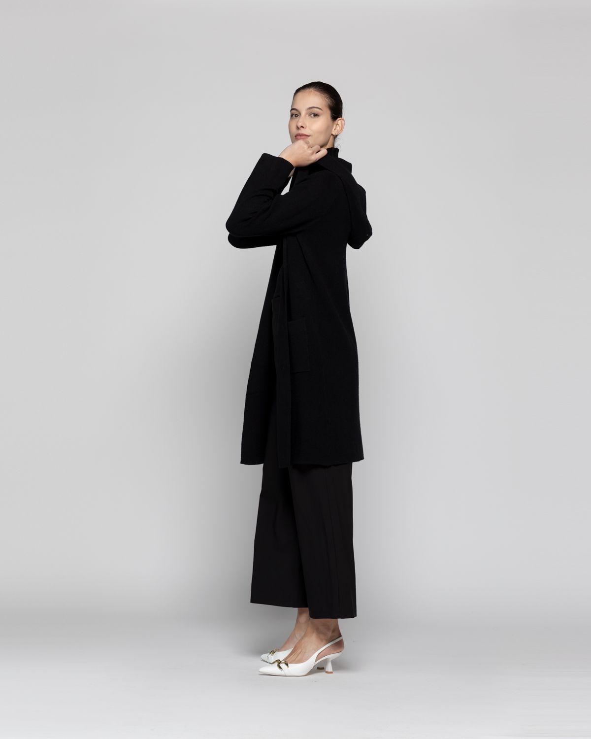 Sweater Mujer Tiziana Negro Lineatre-0
