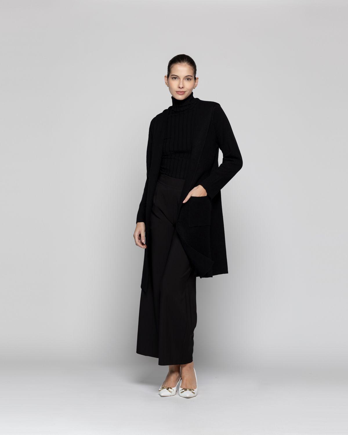 Sweater Mujer Tiziana Negro Lineatre-2