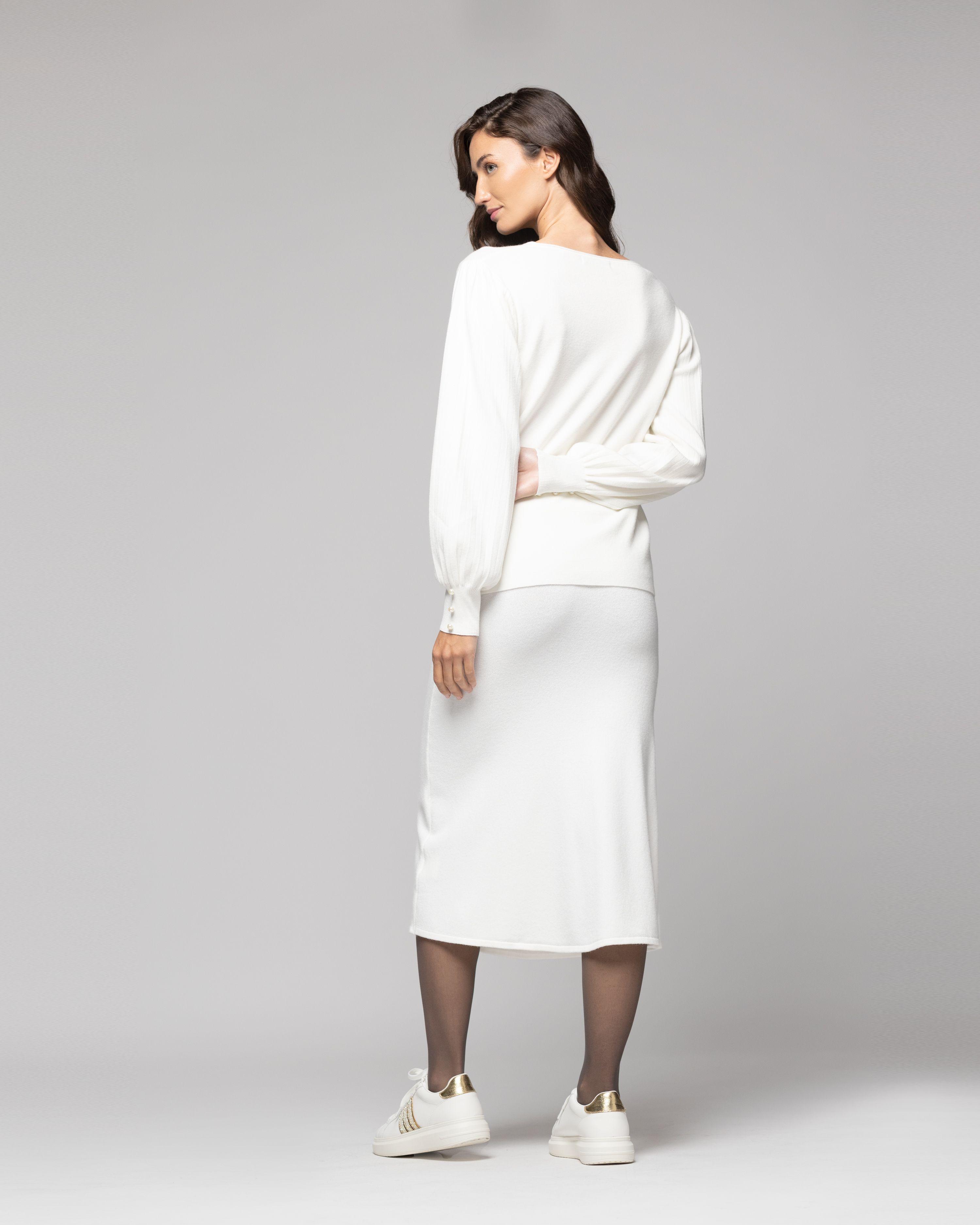 Sweater Mujer Minerva  Blanco Lineatre-2