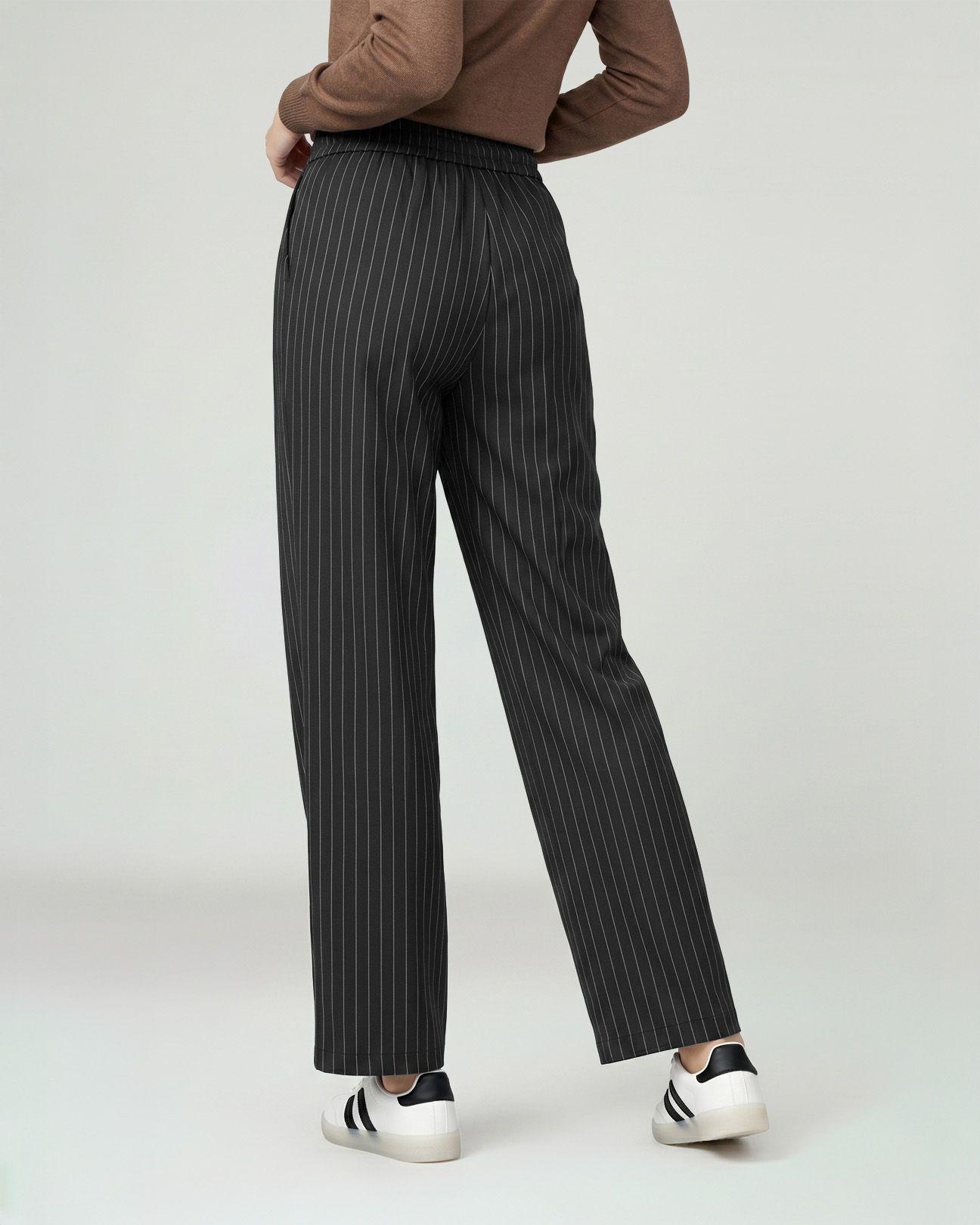 Pantalón Mujer Renata Negro Lineatré-1