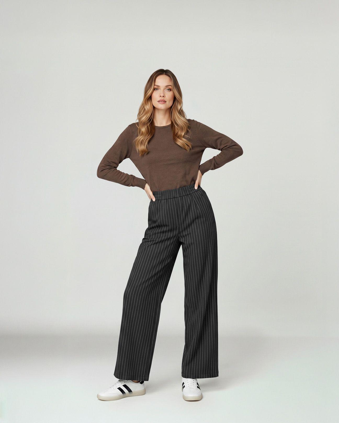 Pantalón Mujer Renata Negro Lineatré-3