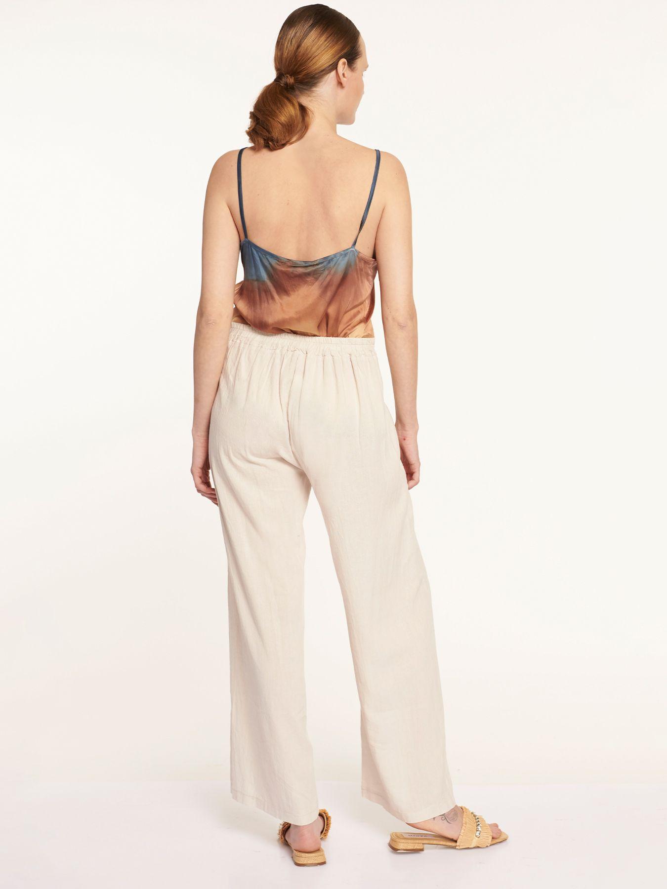 PANTALON NICOLETTA SABBIA-2